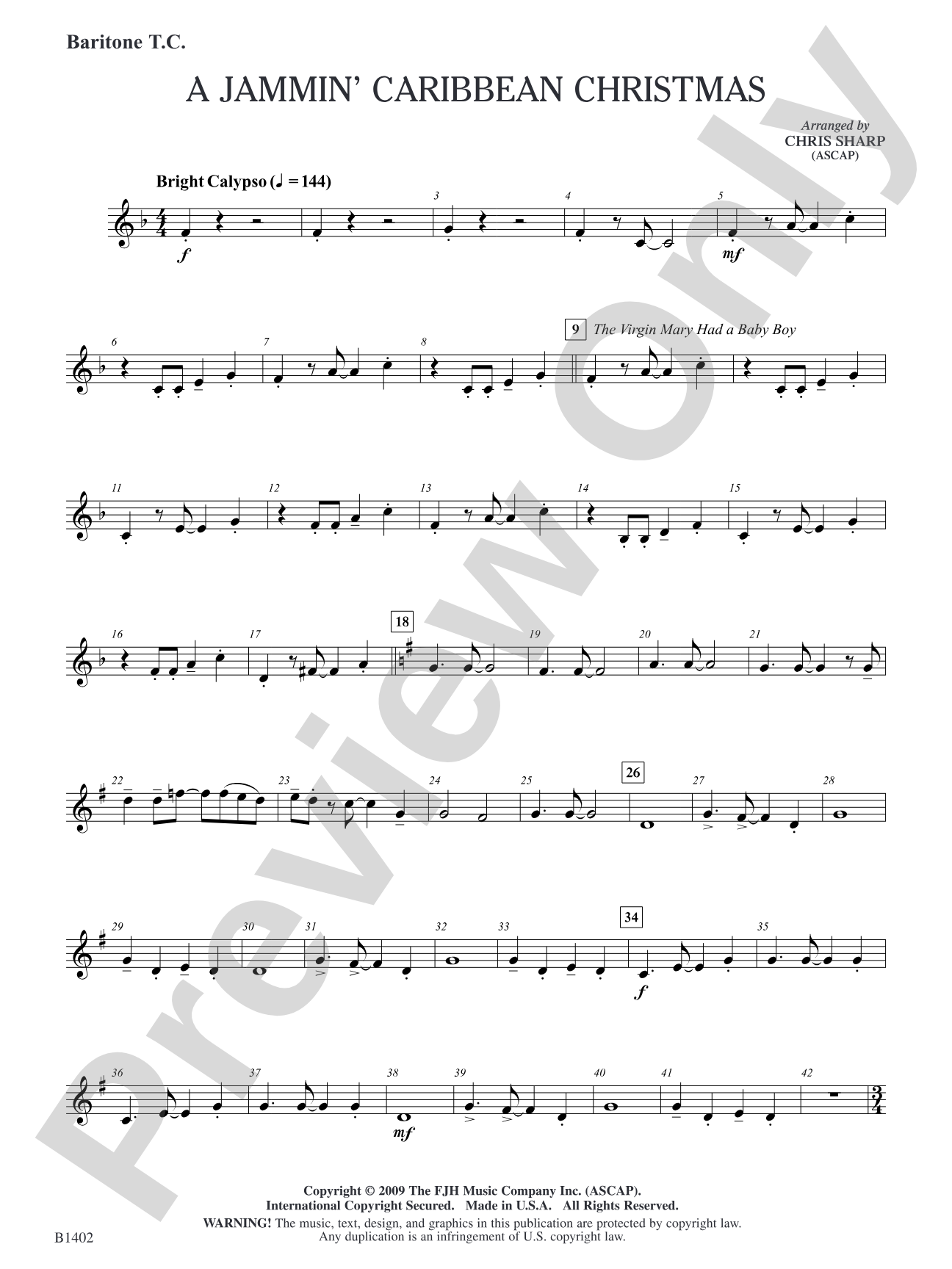 A Jammin' Caribbean Christmas: Baritone T.C.