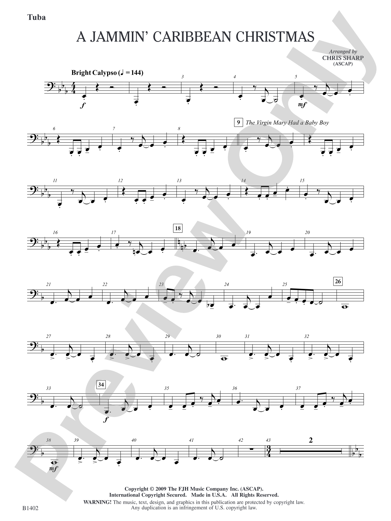 A Jammin' Caribbean Christmas: Tuba