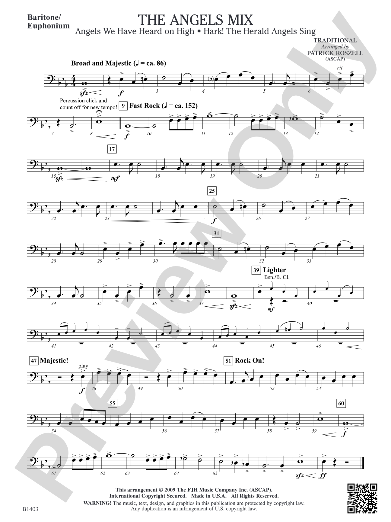 The Angels Mix: Baritone/Euphonium
