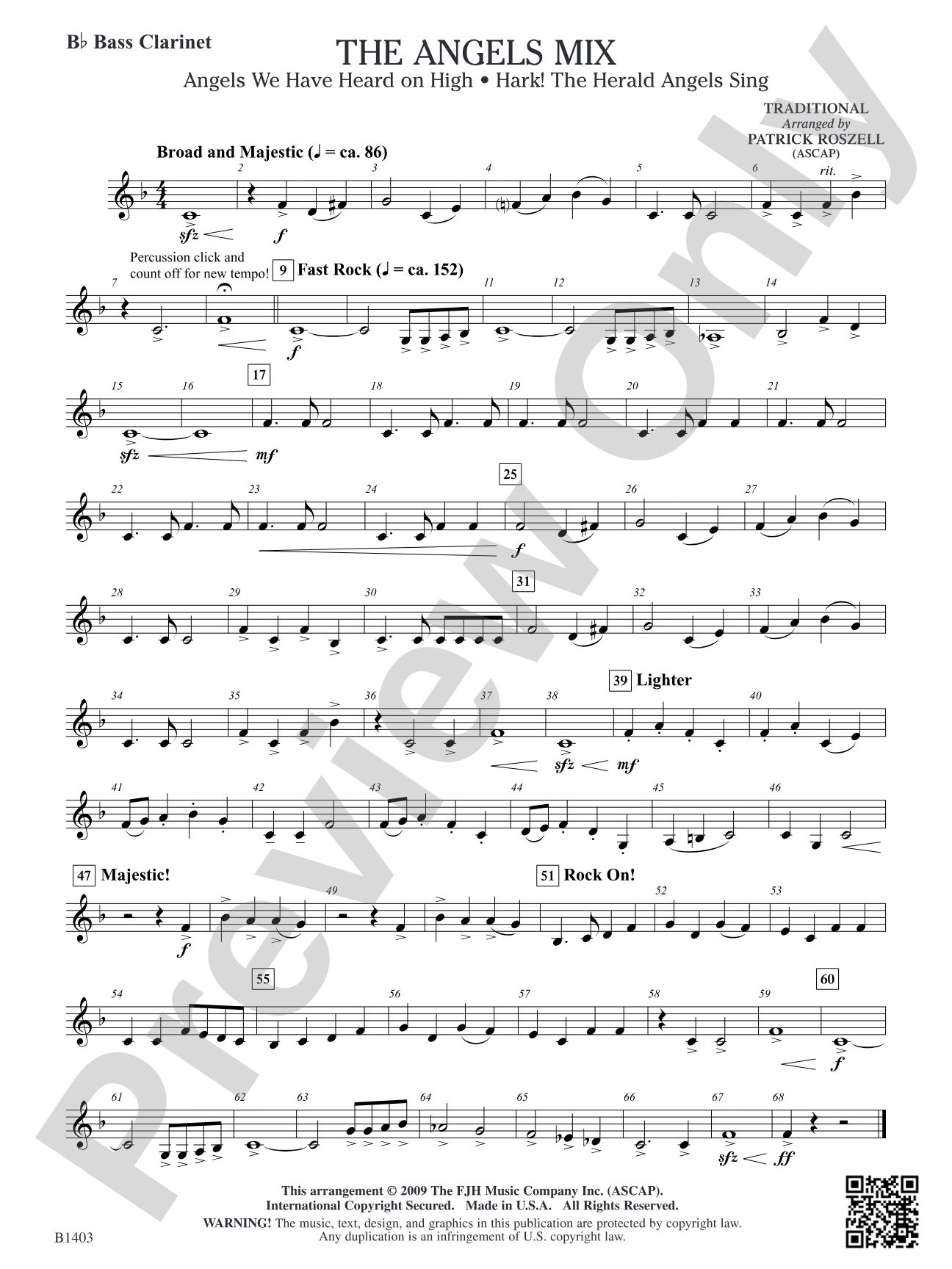 The Angels Mix: B-flat Bass Clarinet