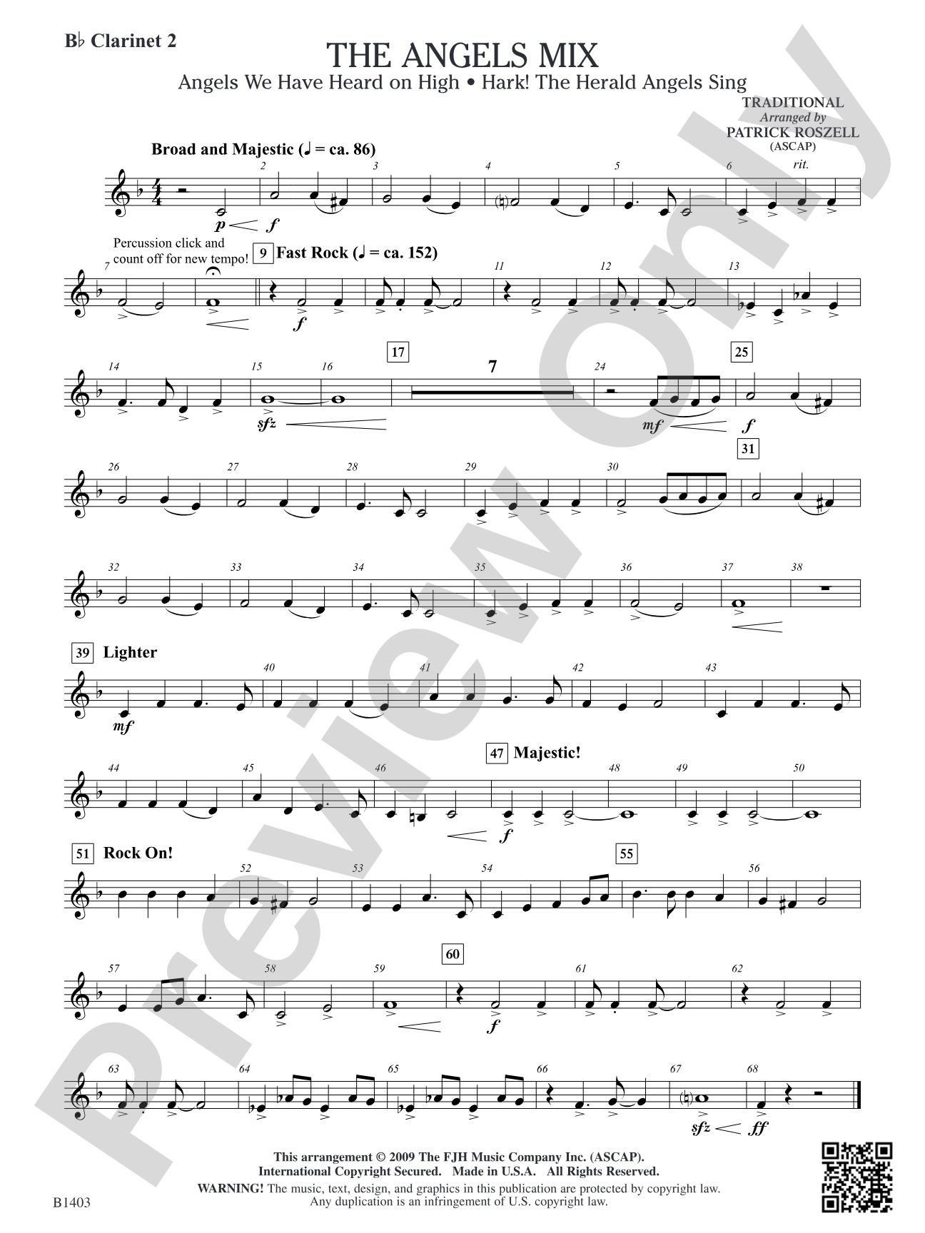 The Angels Mix: B-flat Clarinet 2