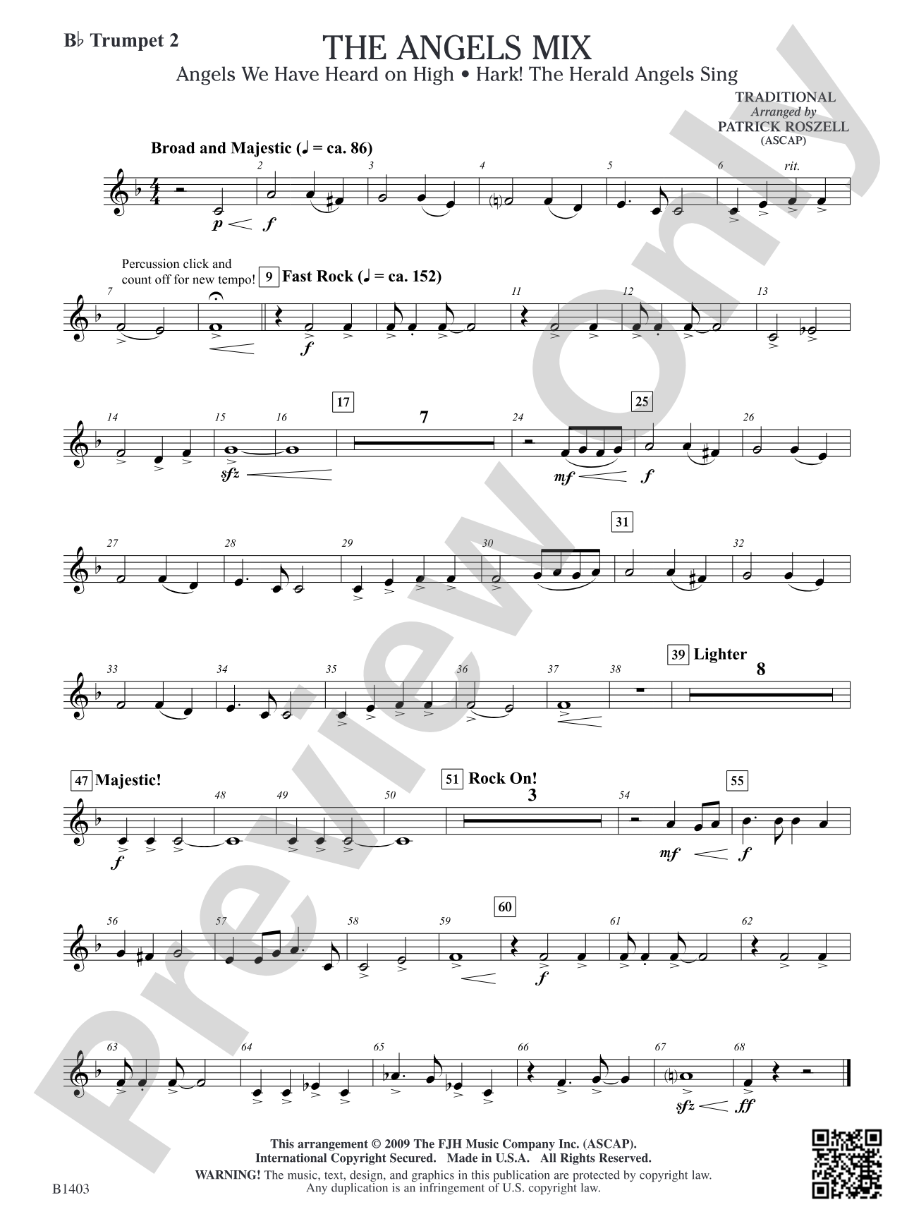 The Angels Mix: B-flat Trumpet 2