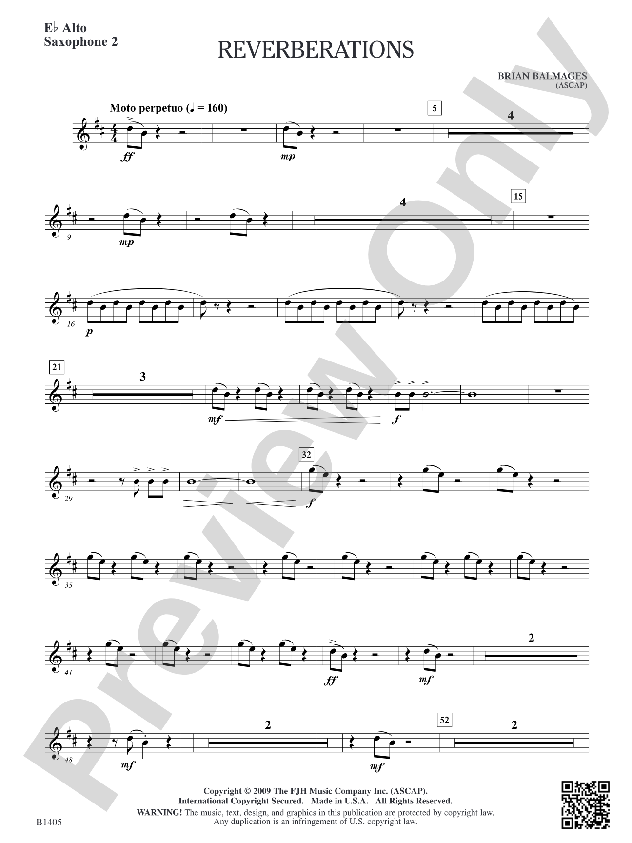 Reverberations: E-flat Alto Saxophone 2