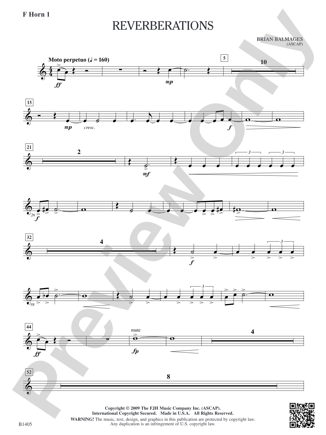 Reverberations: F Horn 1