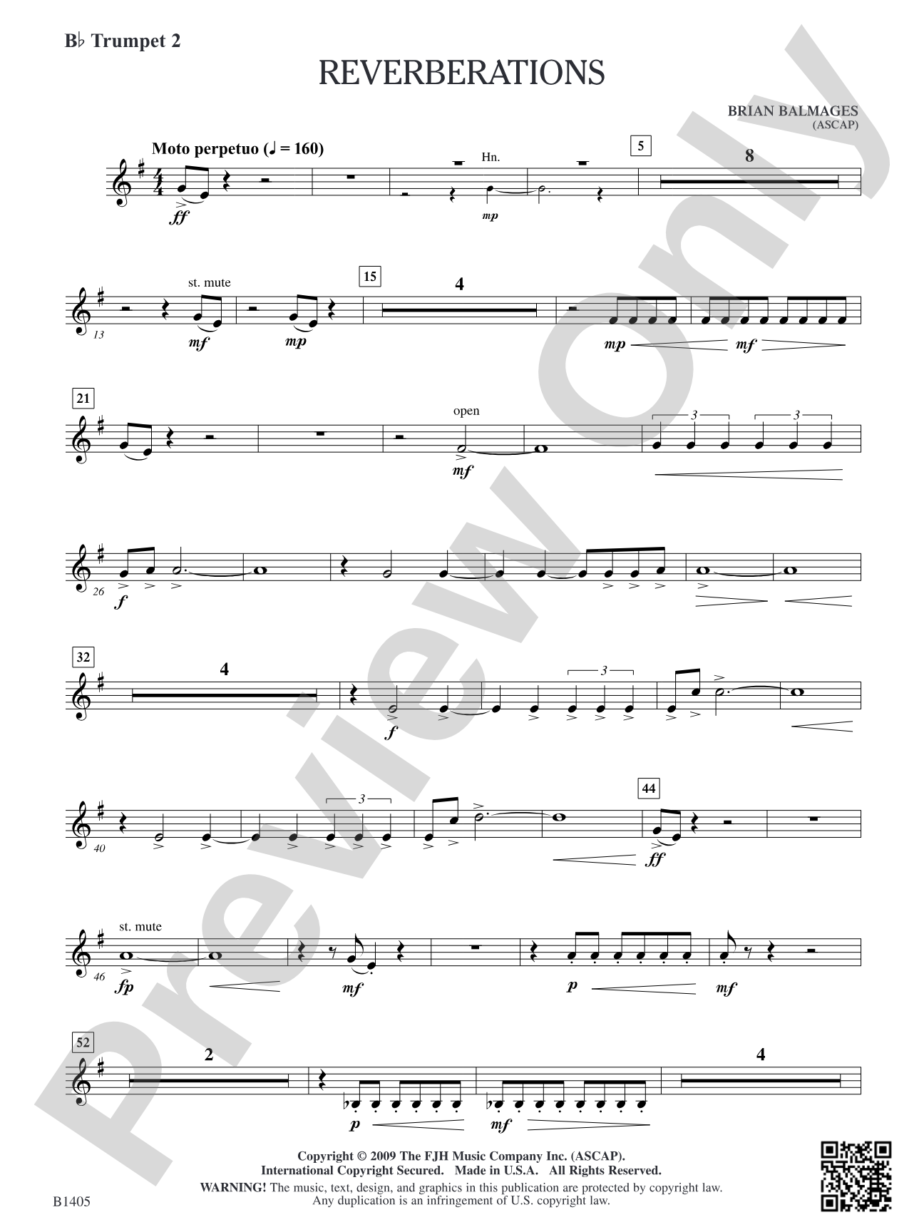 Reverberations: B-flat Trumpet 2