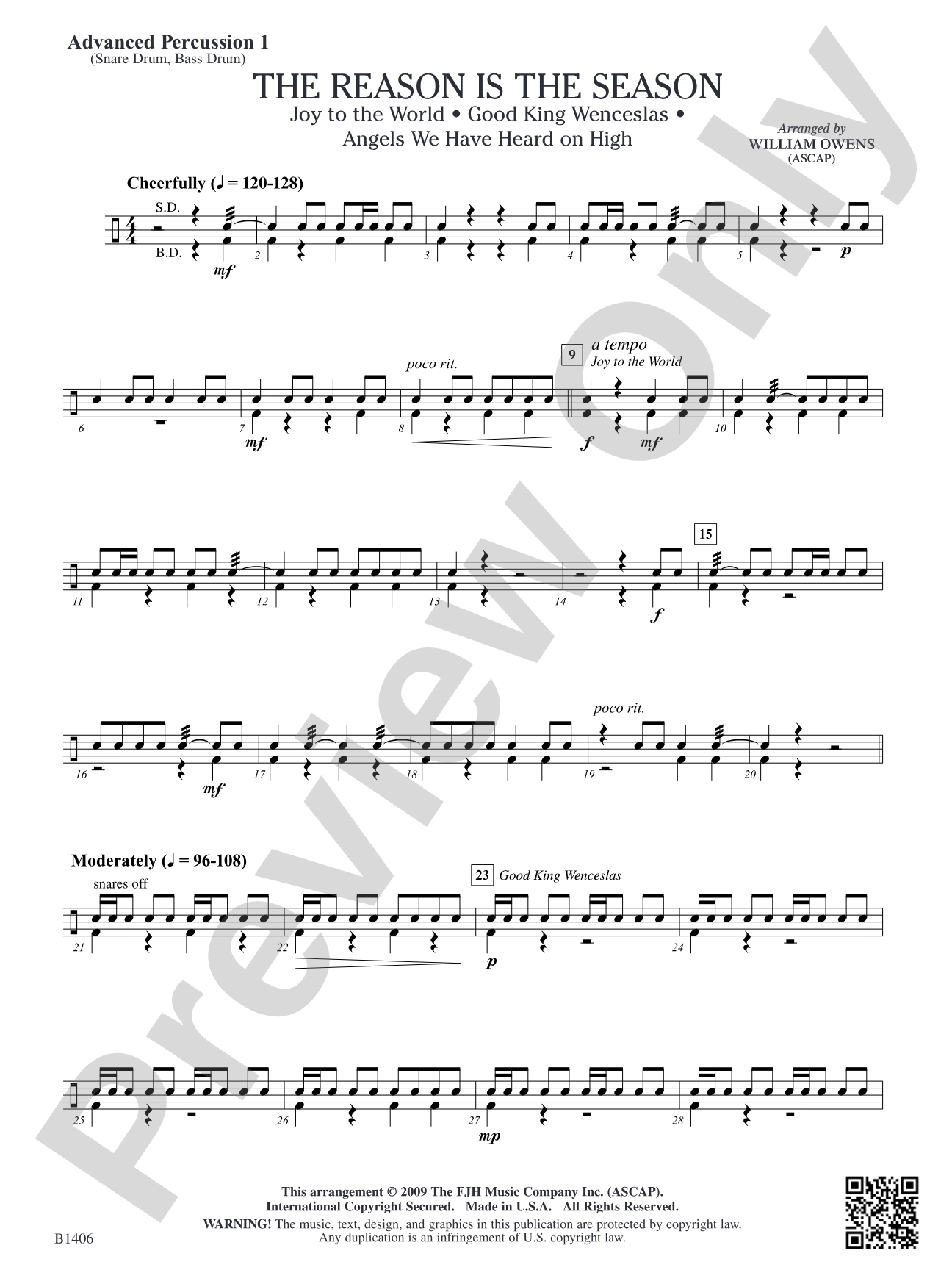 The Reason Is the Season: Advanced Percussion