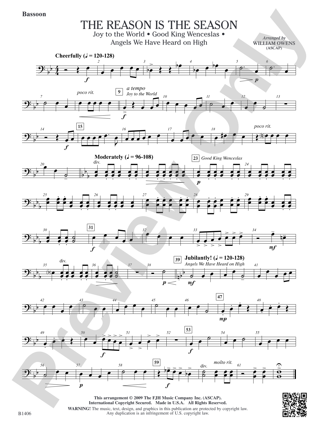 The Reason Is the Season: Bassoon