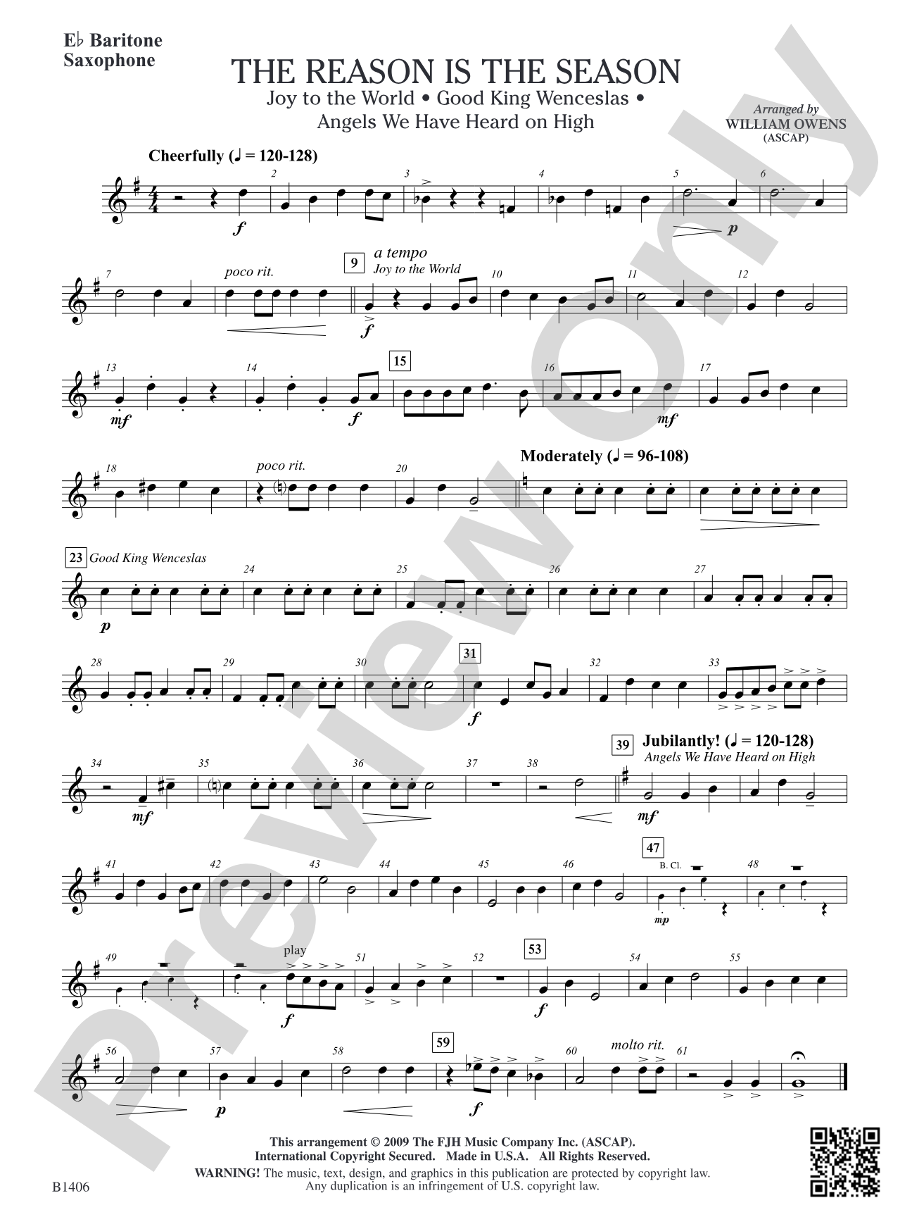 The Reason Is the Season: E-flat Baritone Saxophone