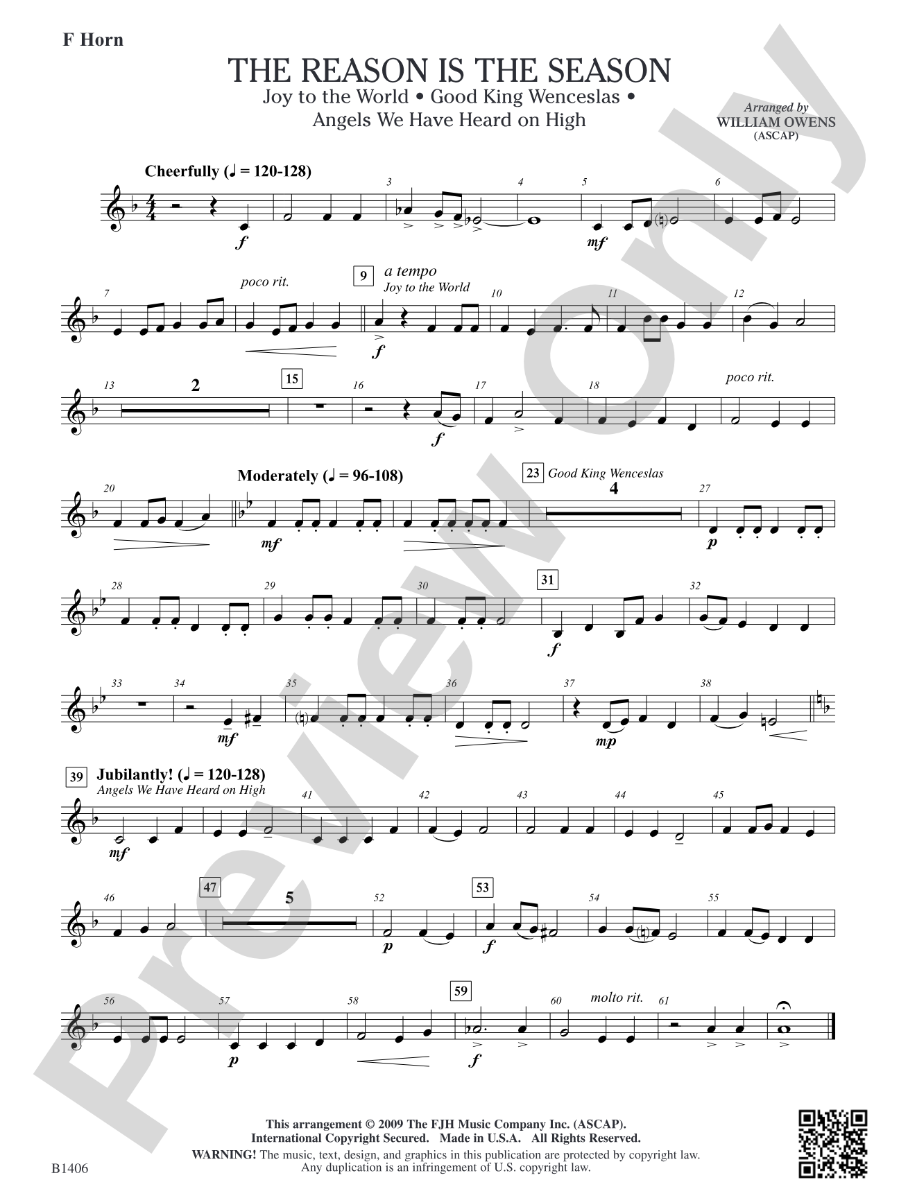 The Reason Is the Season: F Horn