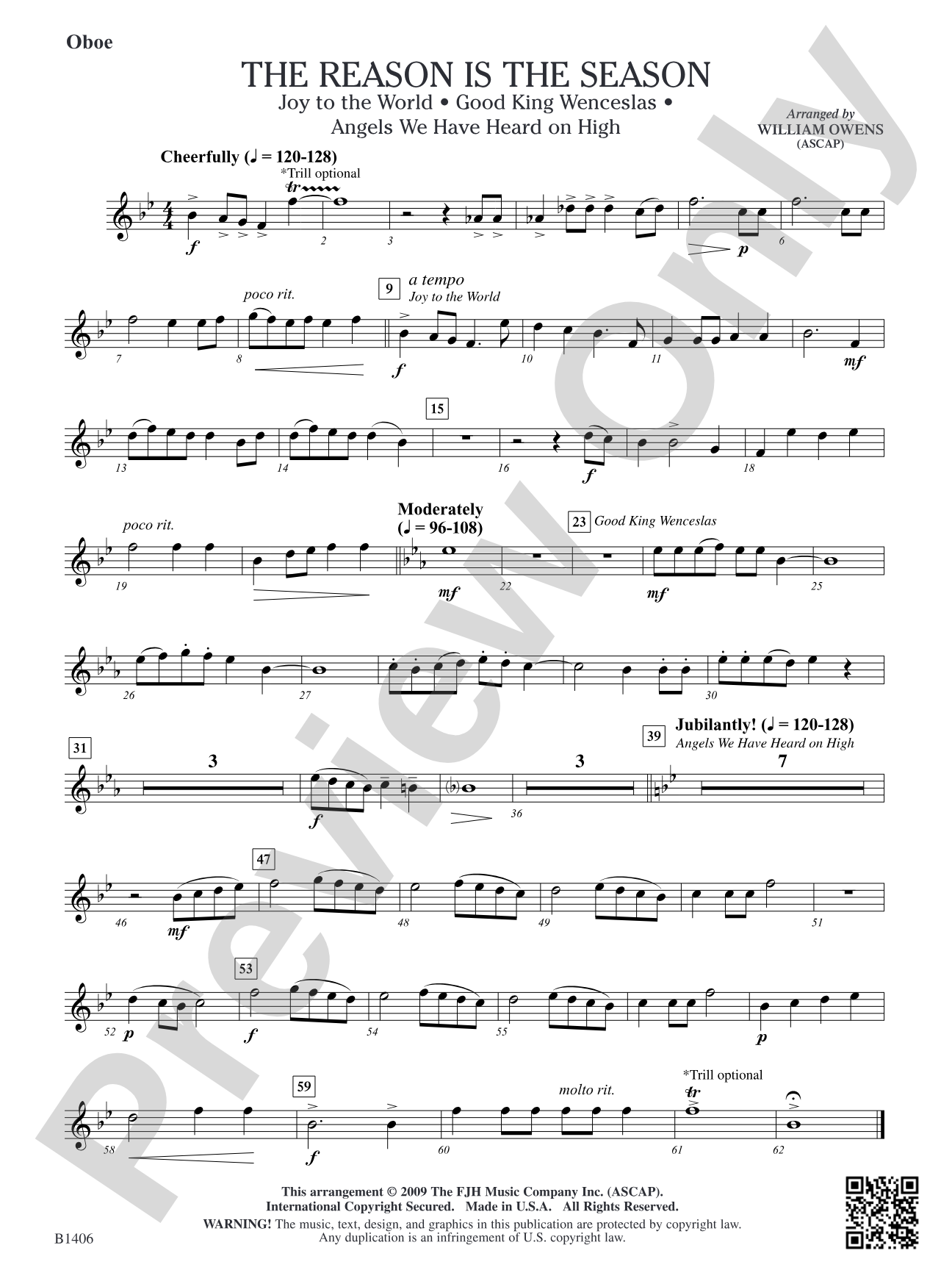 The Reason Is the Season: Oboe