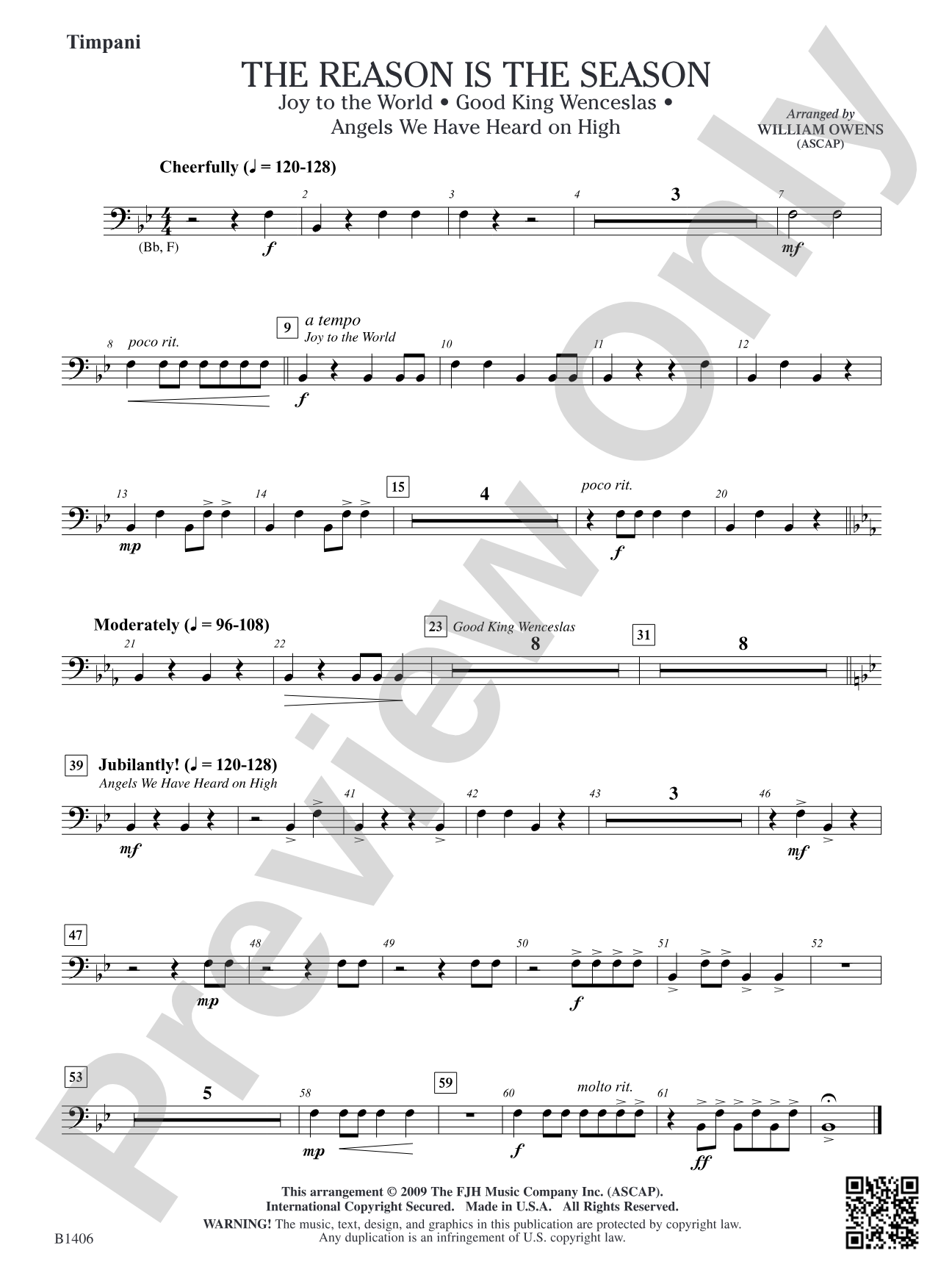 The Reason Is the Season: Optional Timpani
