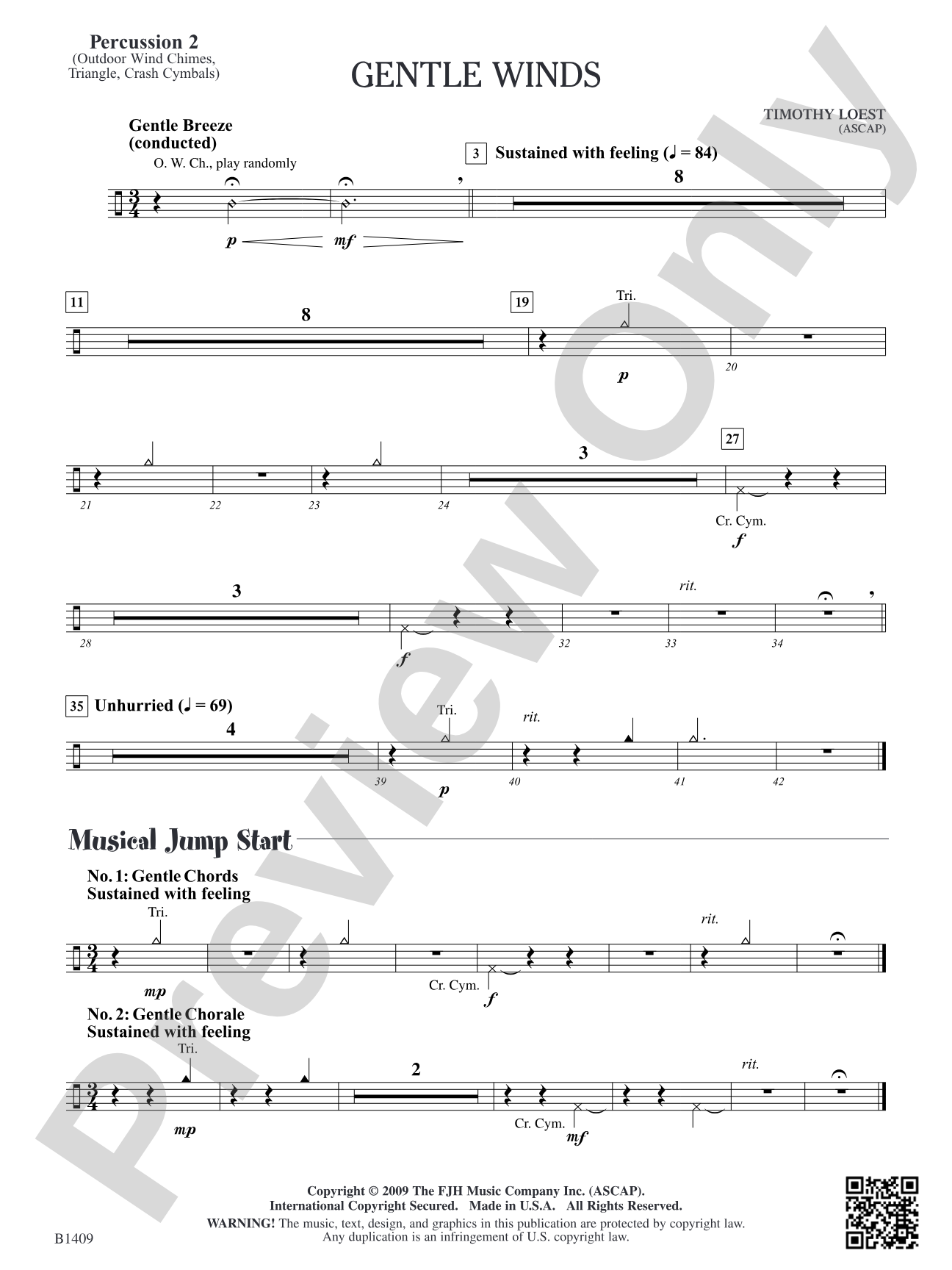 Gentle Winds: Percussion 2