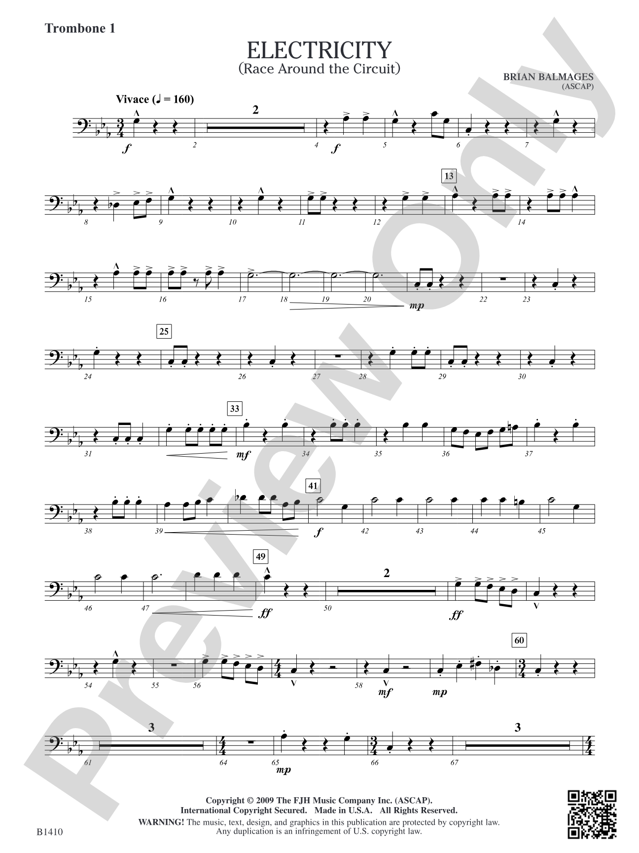 Electricity: Trombone 1
