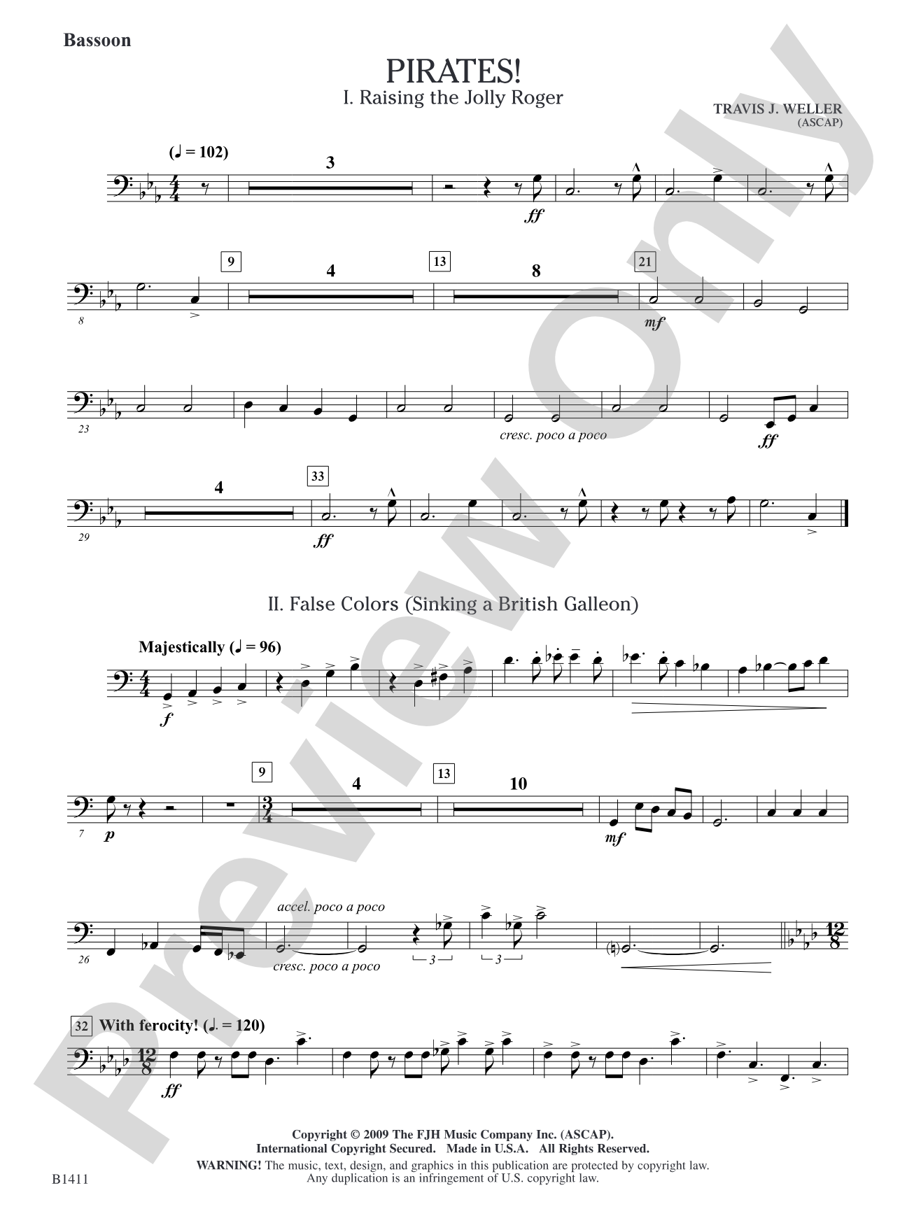 Pirates!: Bassoon