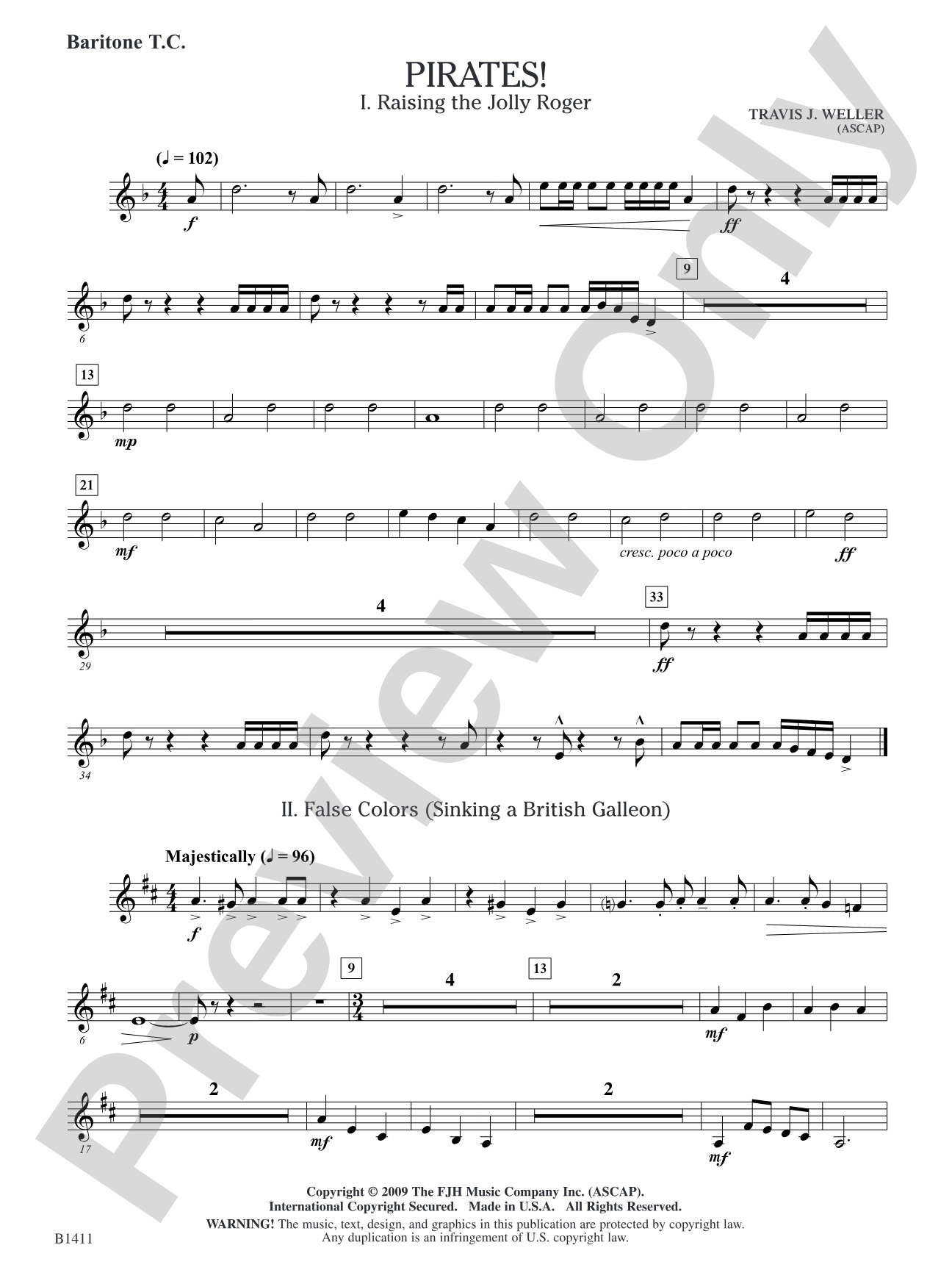 Pirates!: Baritone T.C.