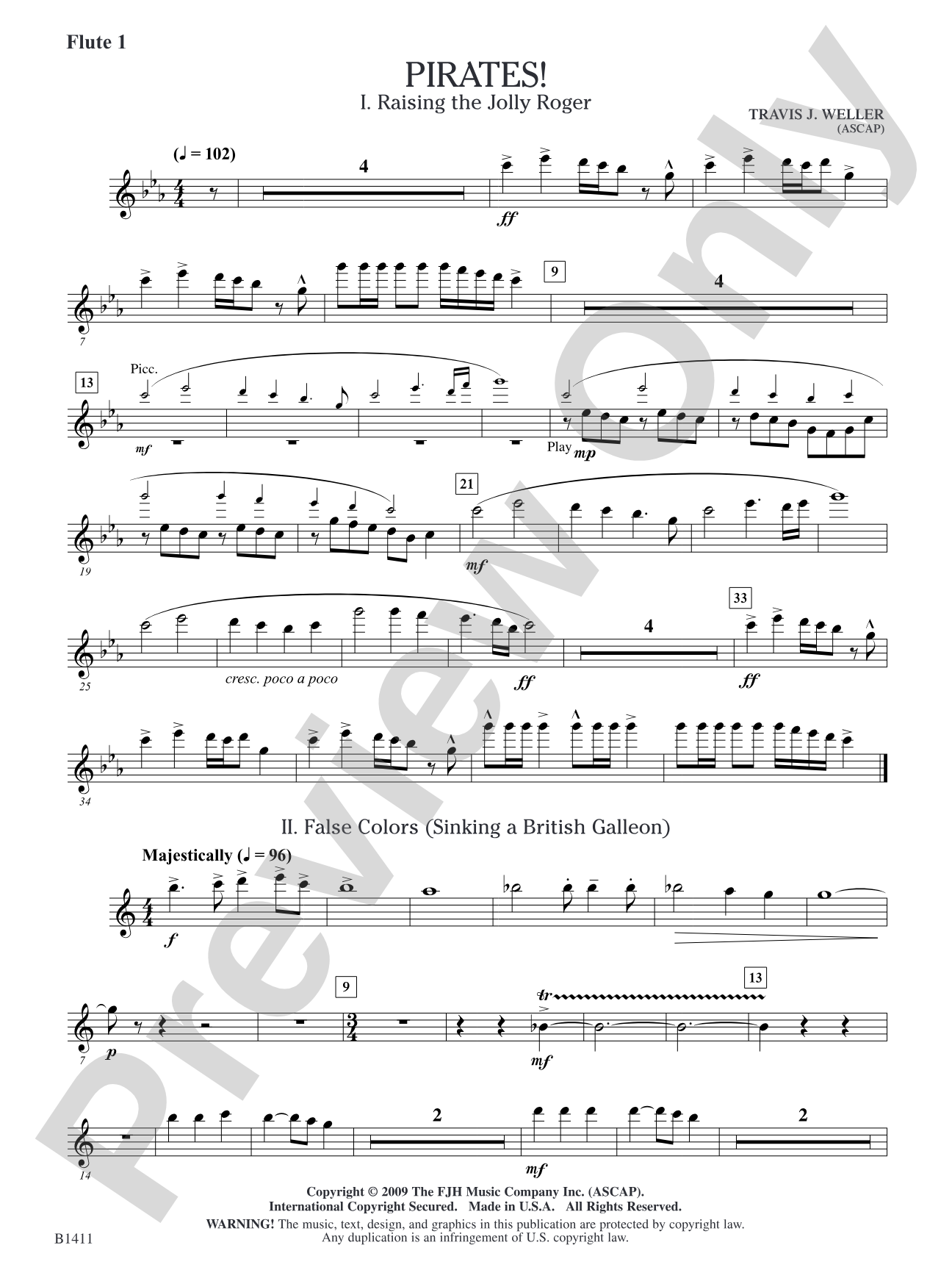 Pirates!: Flute 1
