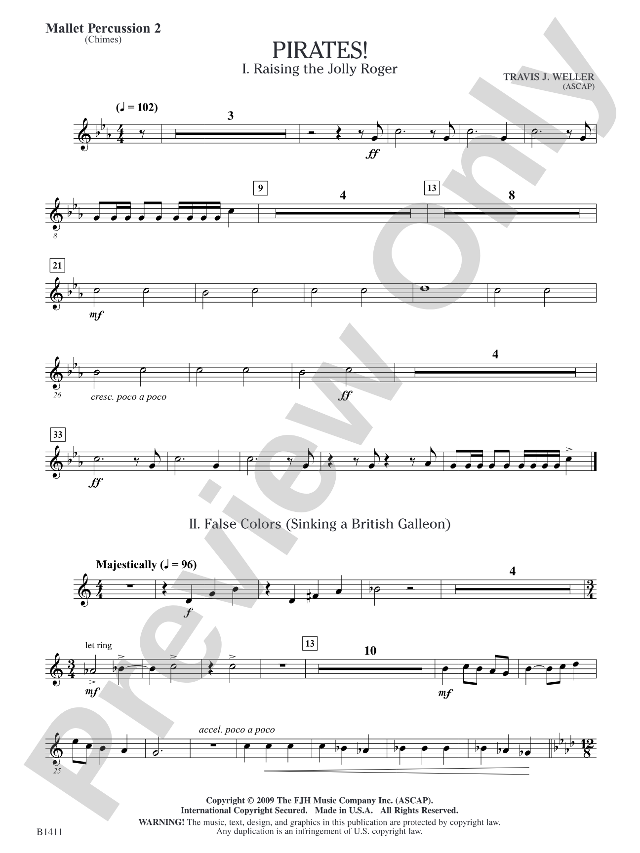 Pirates!: Mallet Percussion 2