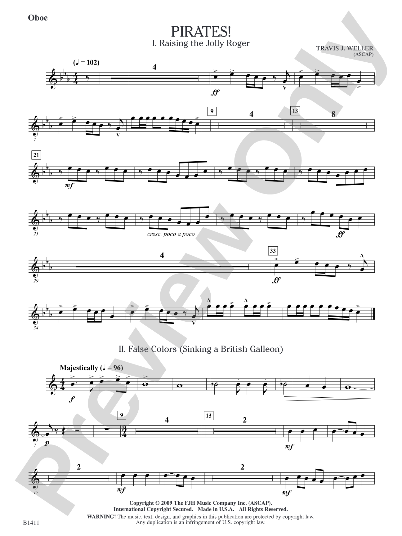 Pirates!: Oboe