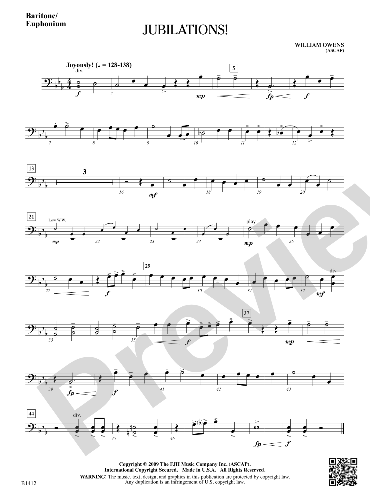 Jubilations!: Baritone/Euphonium