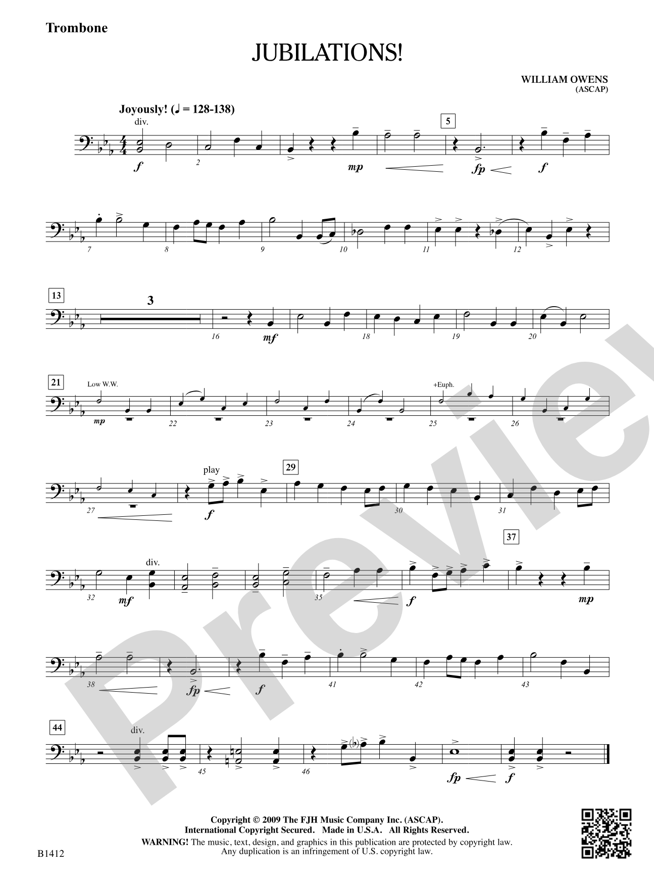Jubilations!: Trombone