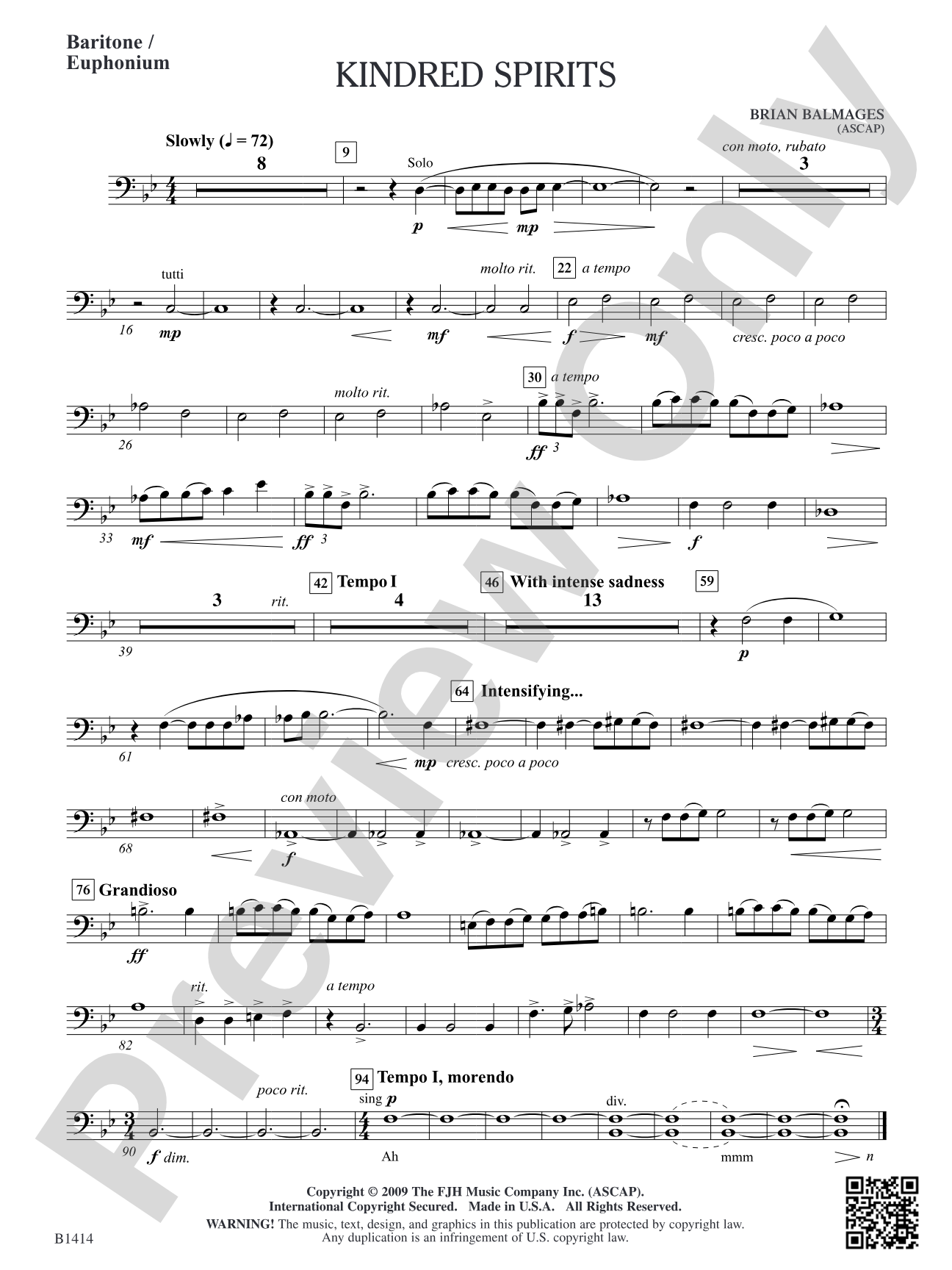 Kindred Spirits: Baritone/Euphonium