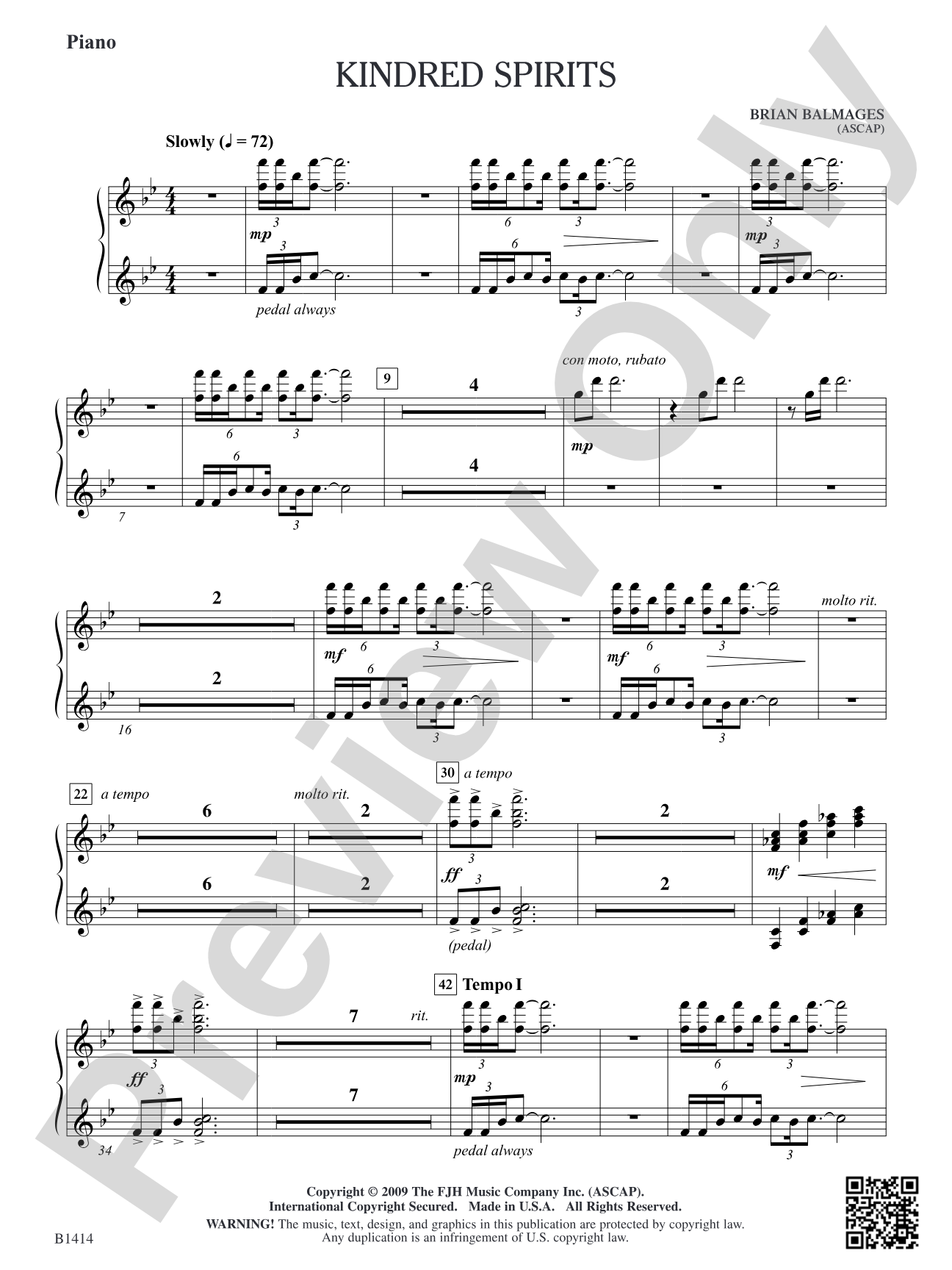 Kindred Spirits: Piano