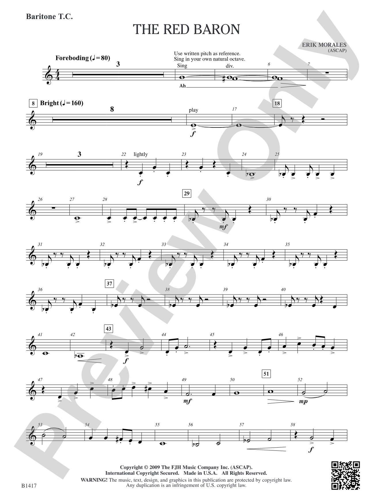 The Red Baron: Baritone T.C.
