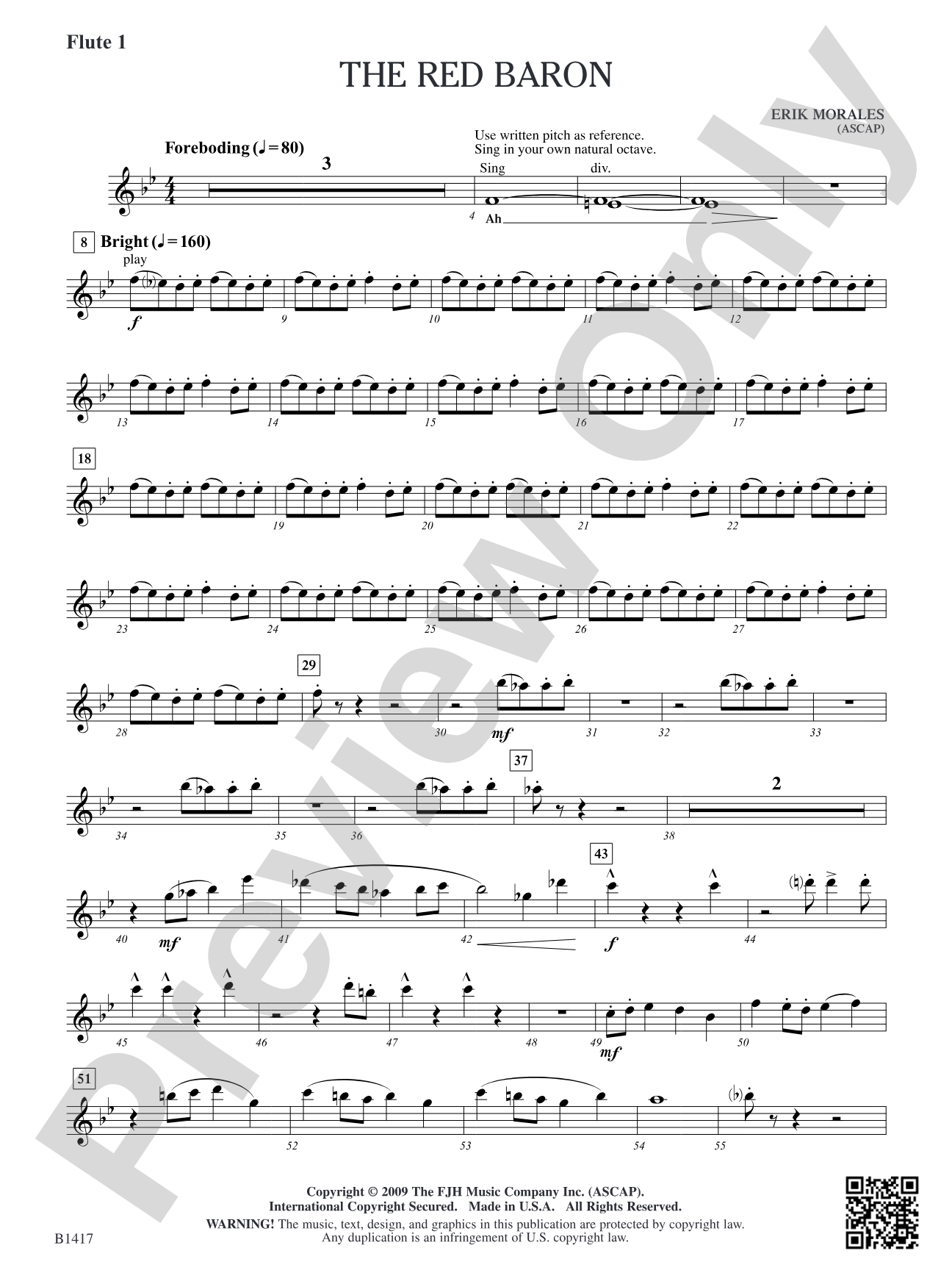 The Red Baron: Flute 1