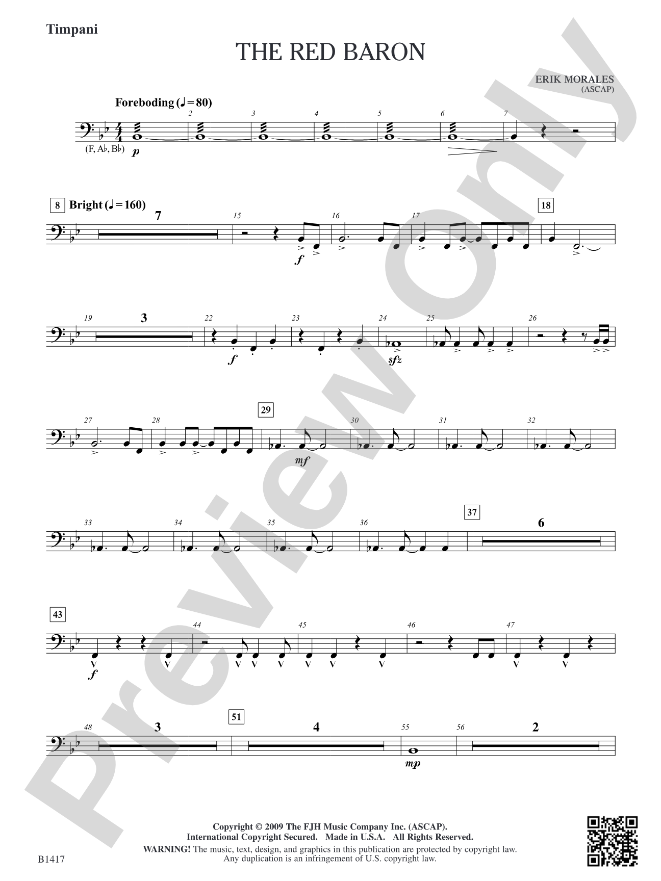 The Red Baron: Timpani