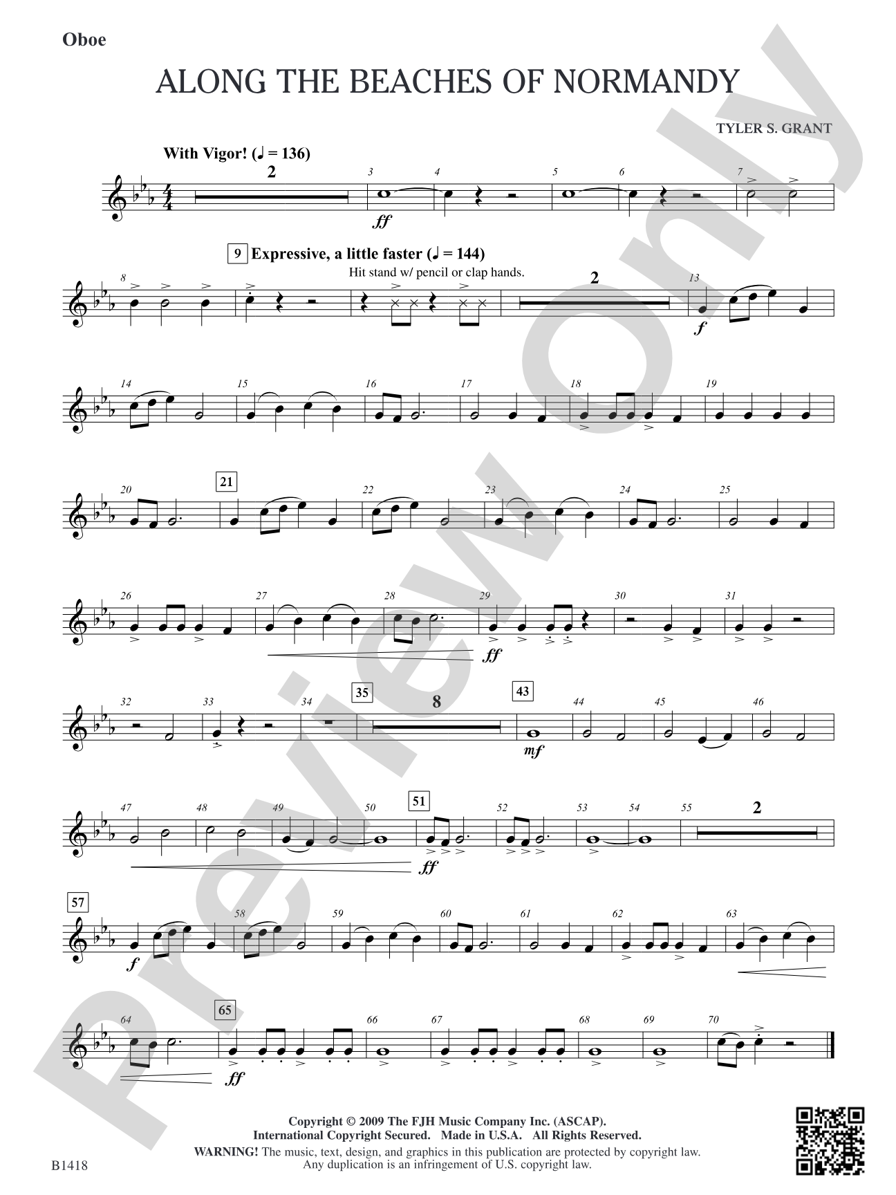 Along the Beaches of Normandy: Oboe
