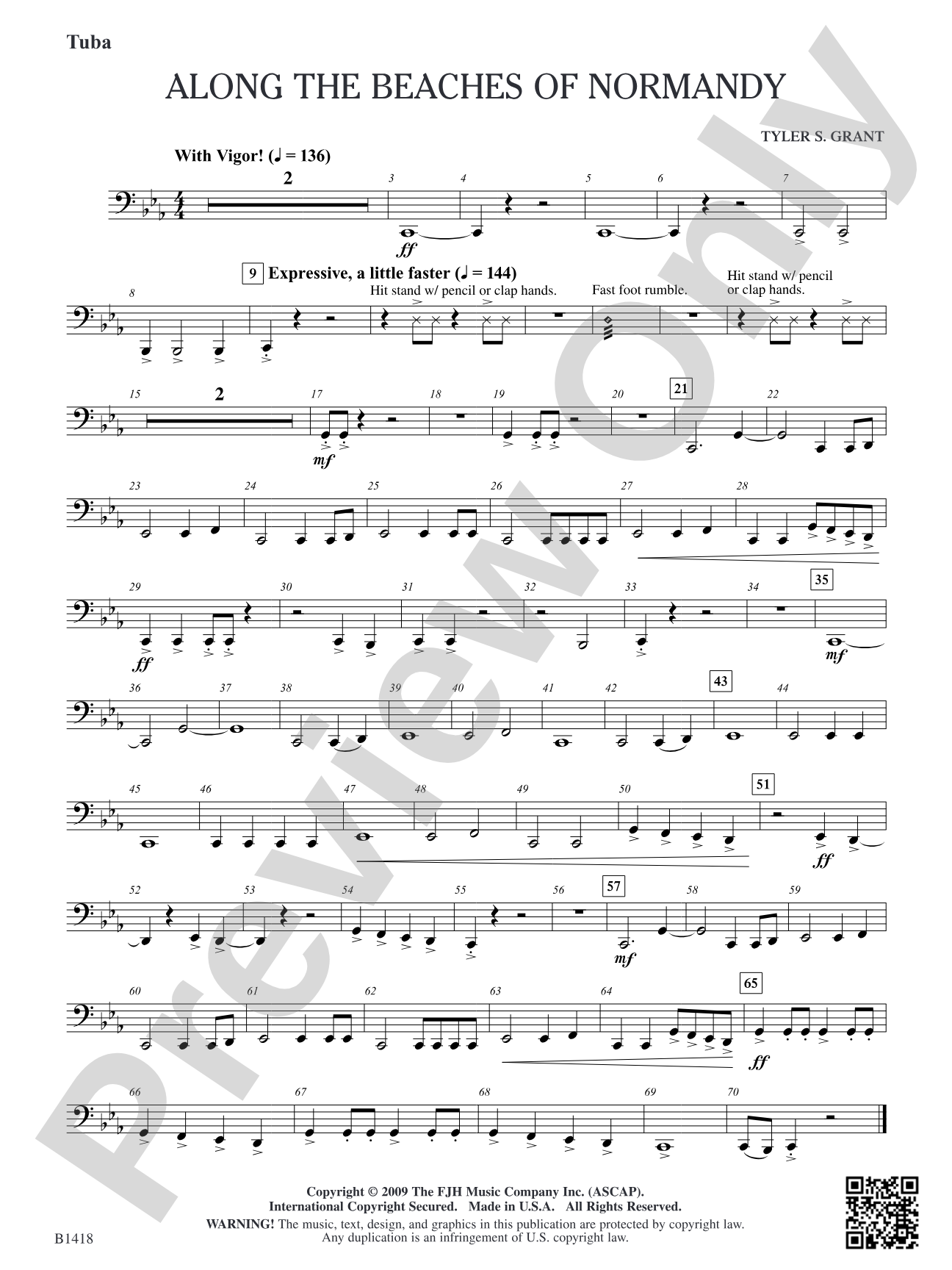 Along the Beaches of Normandy: Tuba