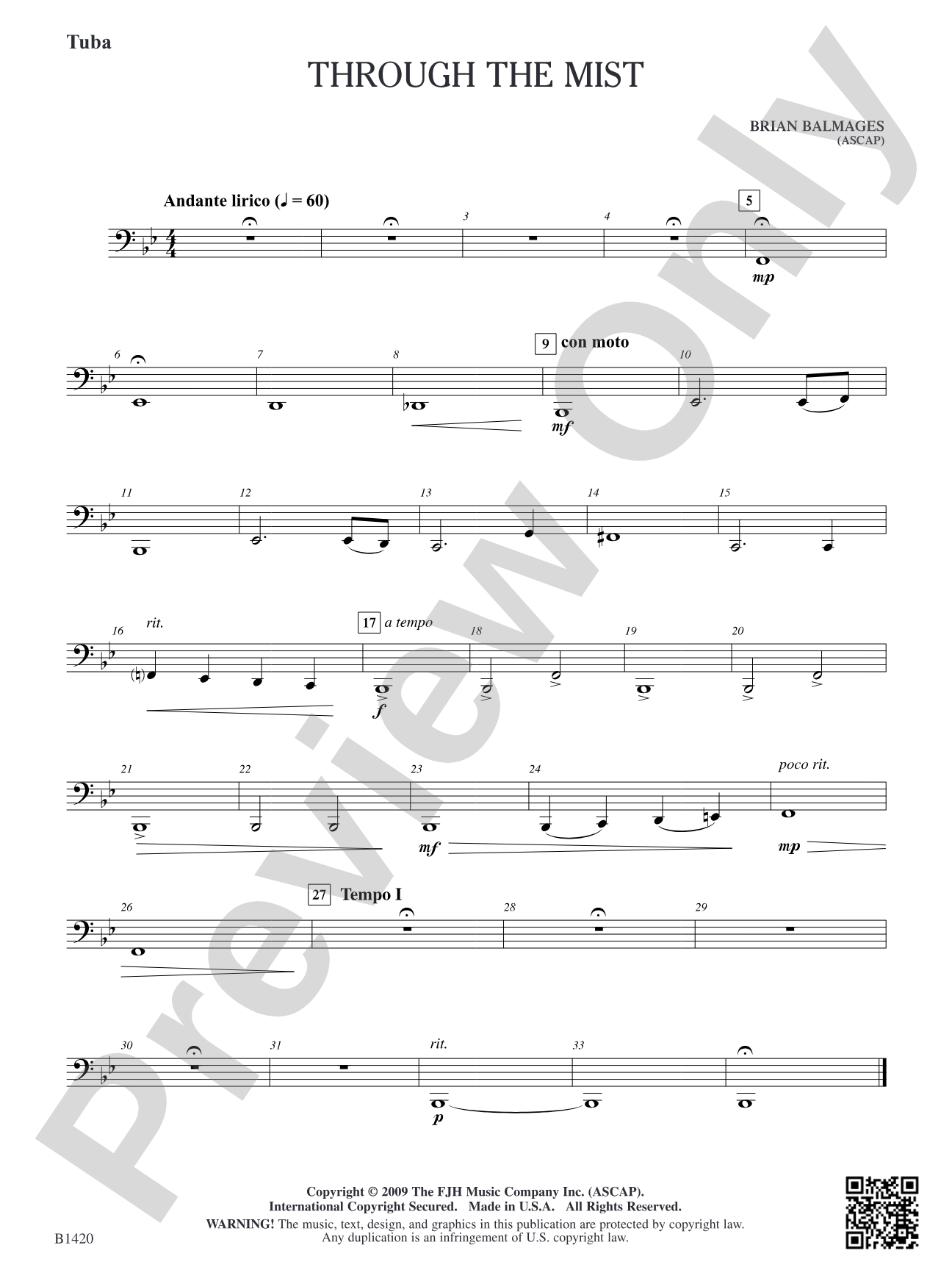 Through the Mist: Tuba