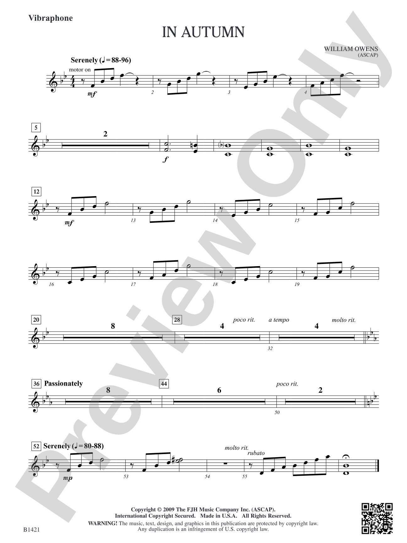 In Autumn: Vibraphone