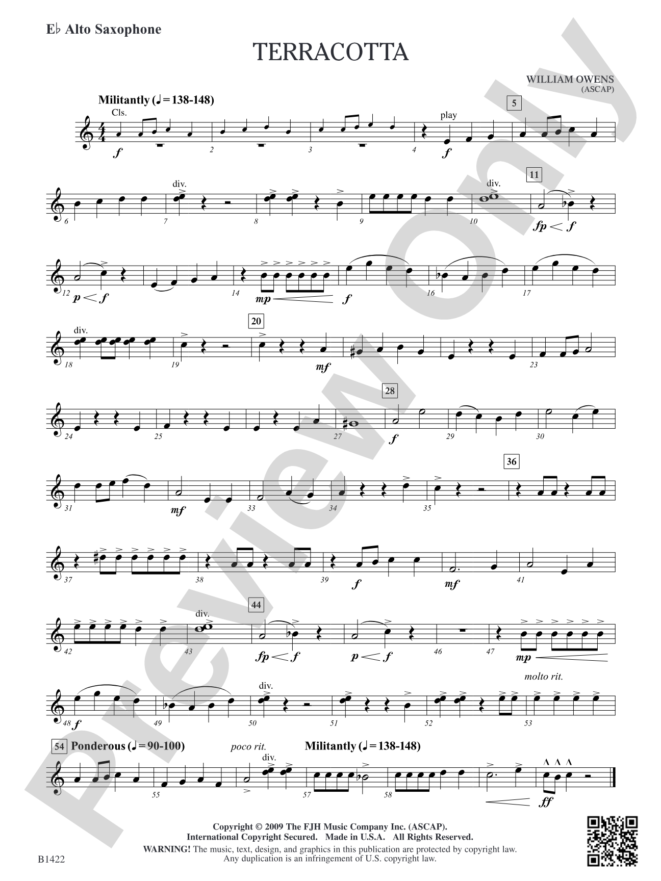 Terracotta: E-flat Alto Saxophone