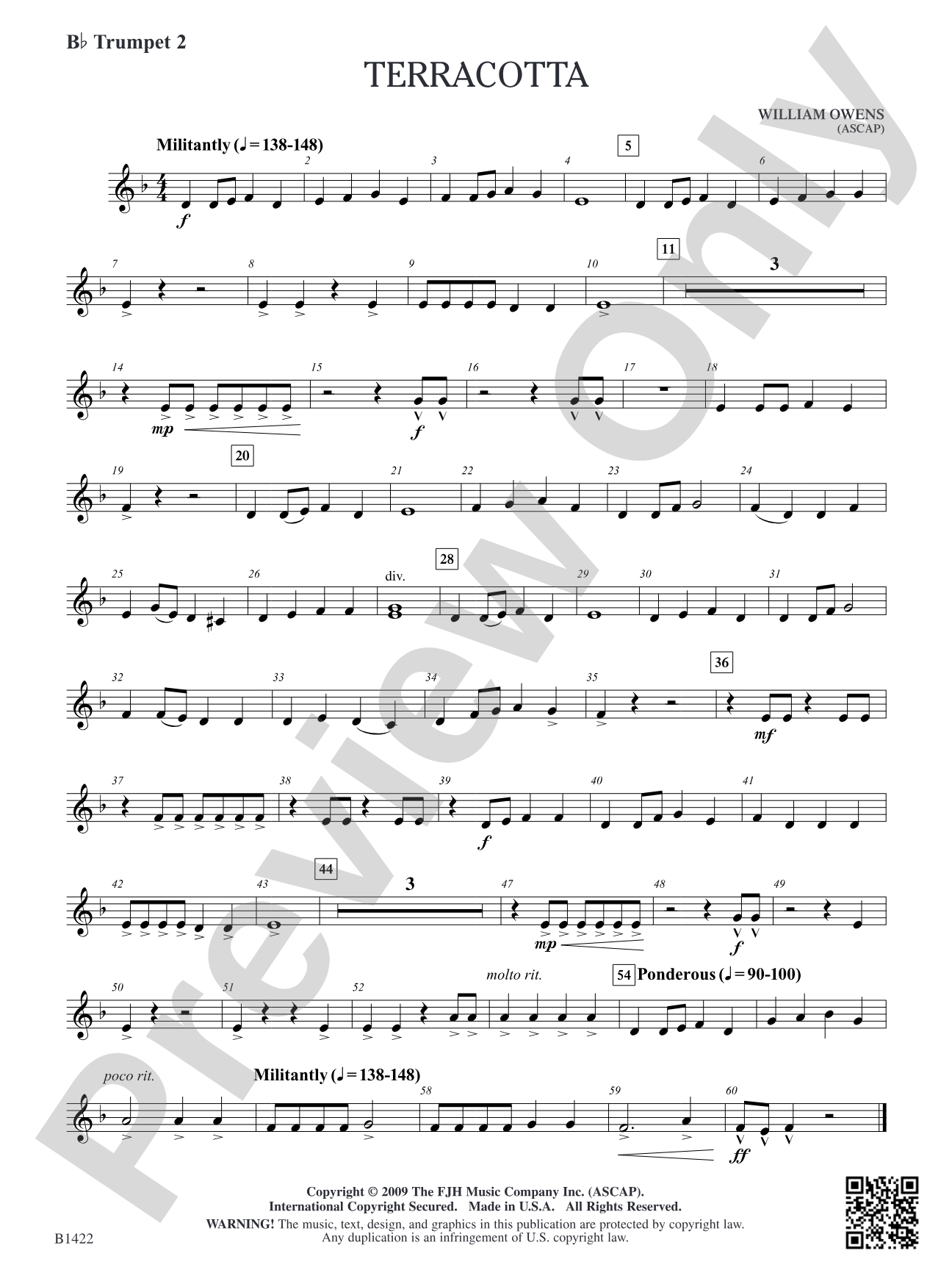 Terracotta: B-flat Trumpet 2