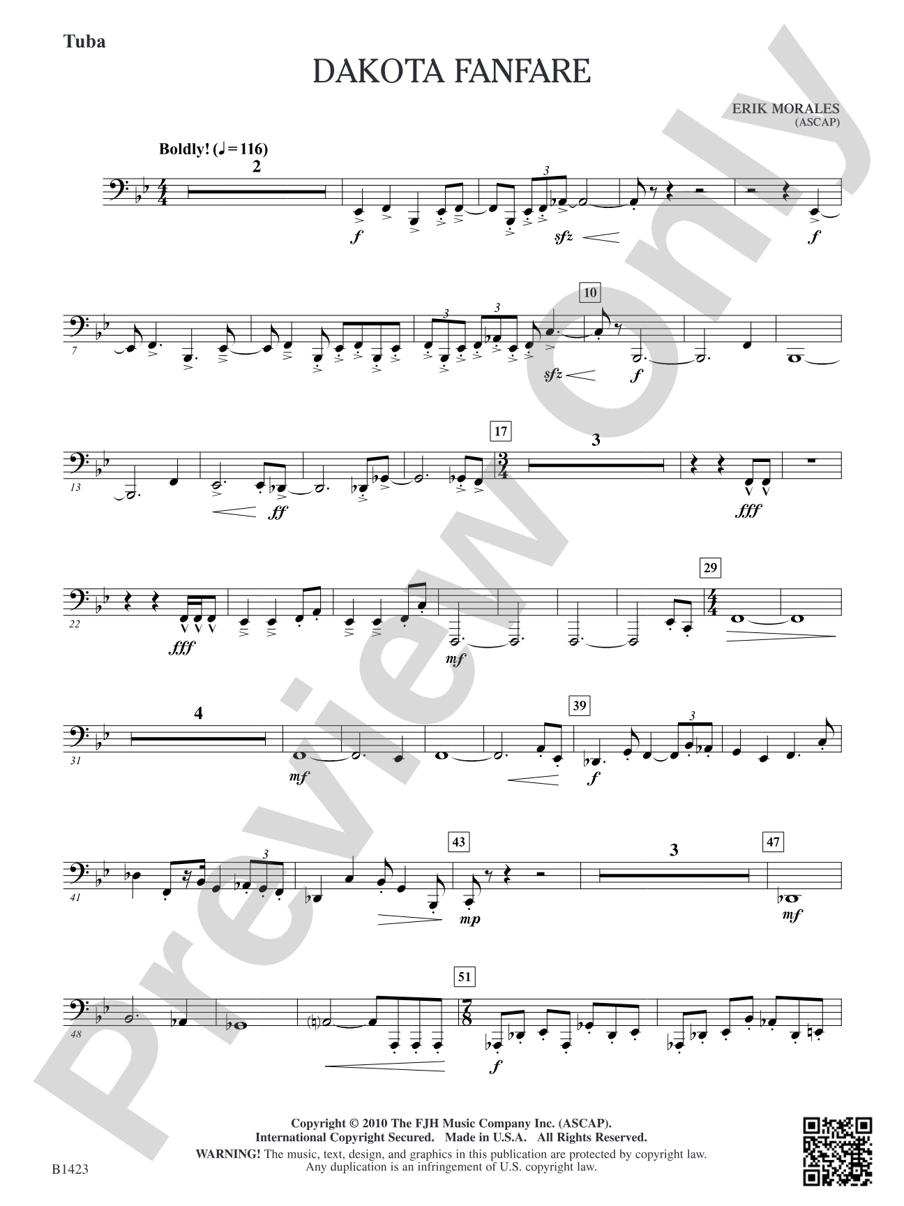 Dakota Fanfare: Tuba