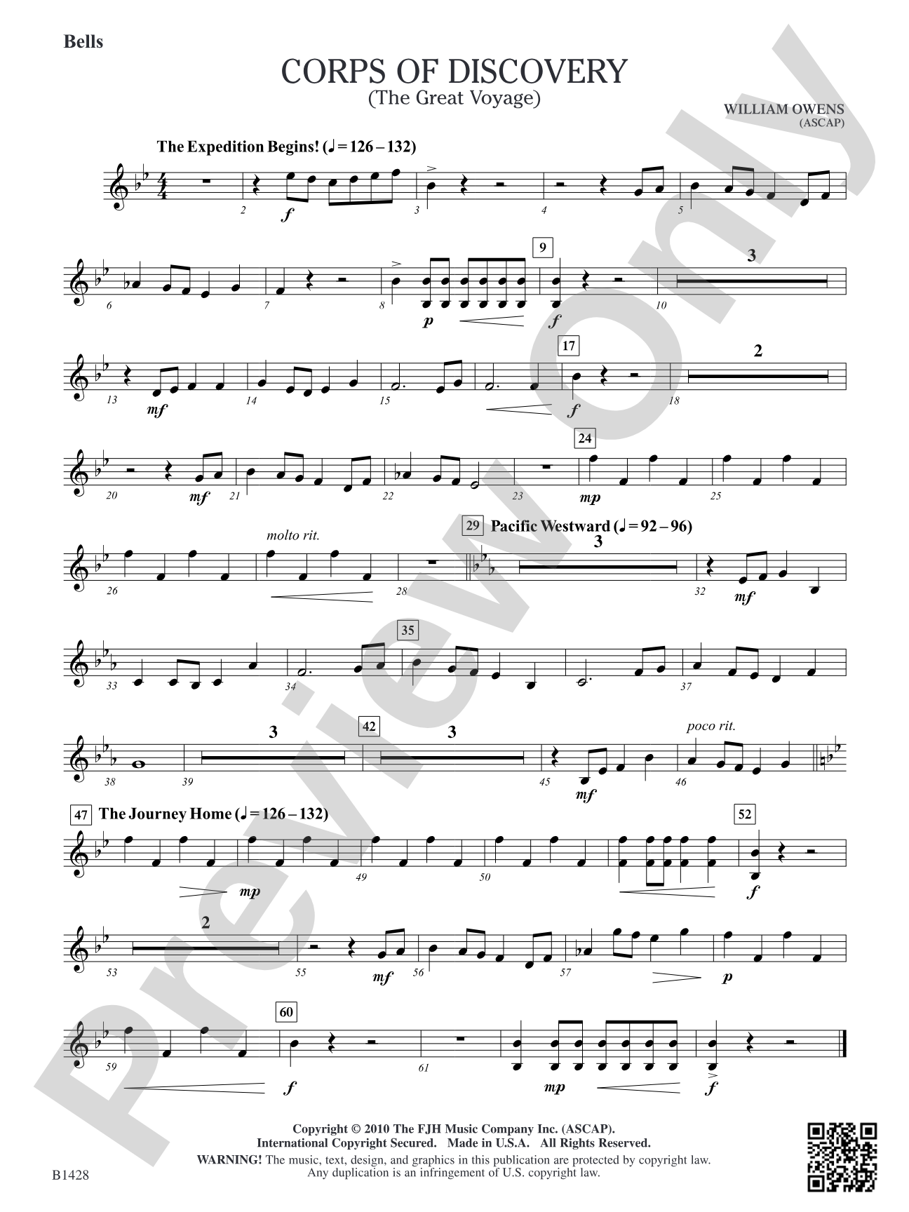 Corps of Discovery (The Great Voyage): Bells