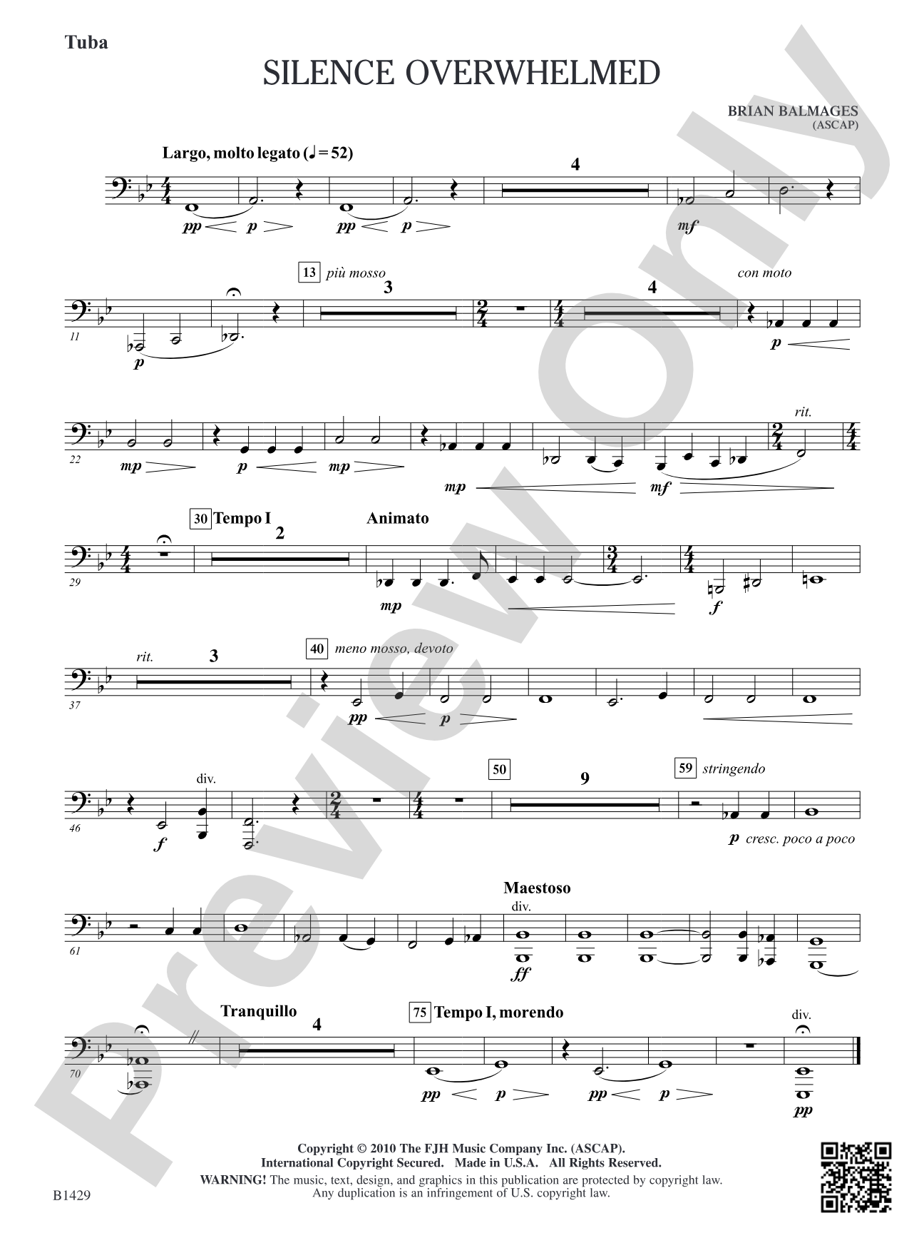 Silence Overwhelmed: Tuba