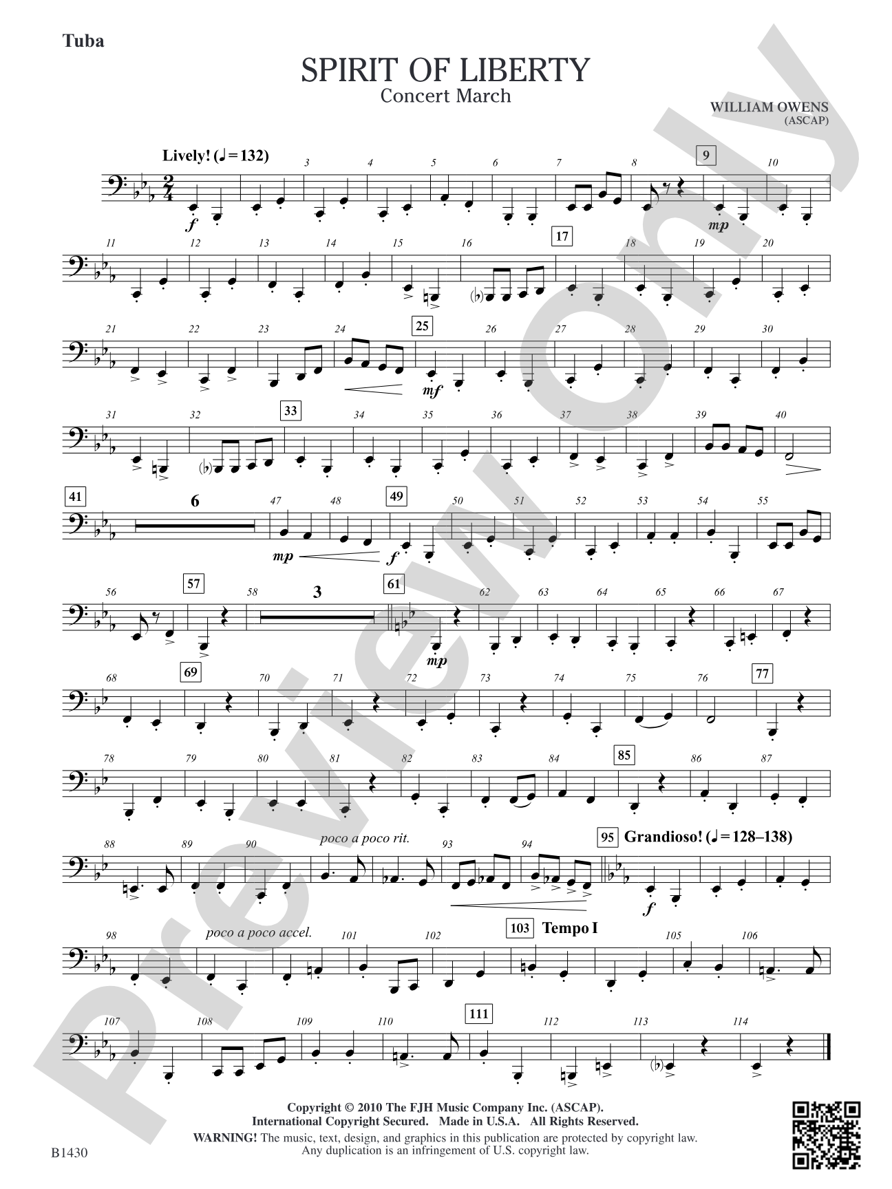 Spirit of Liberty: Tuba