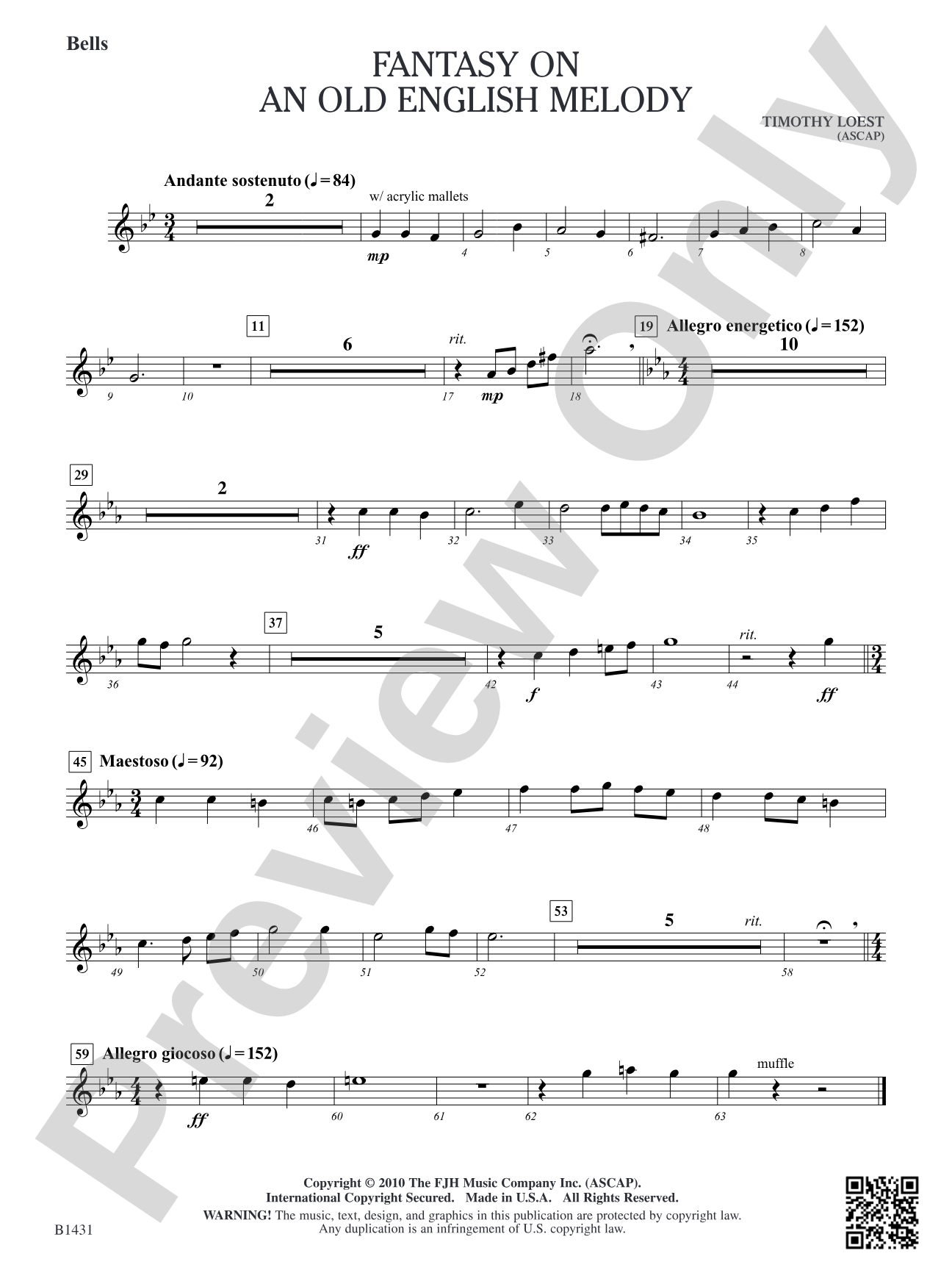 Fantasy on an Old English Melody: Bells