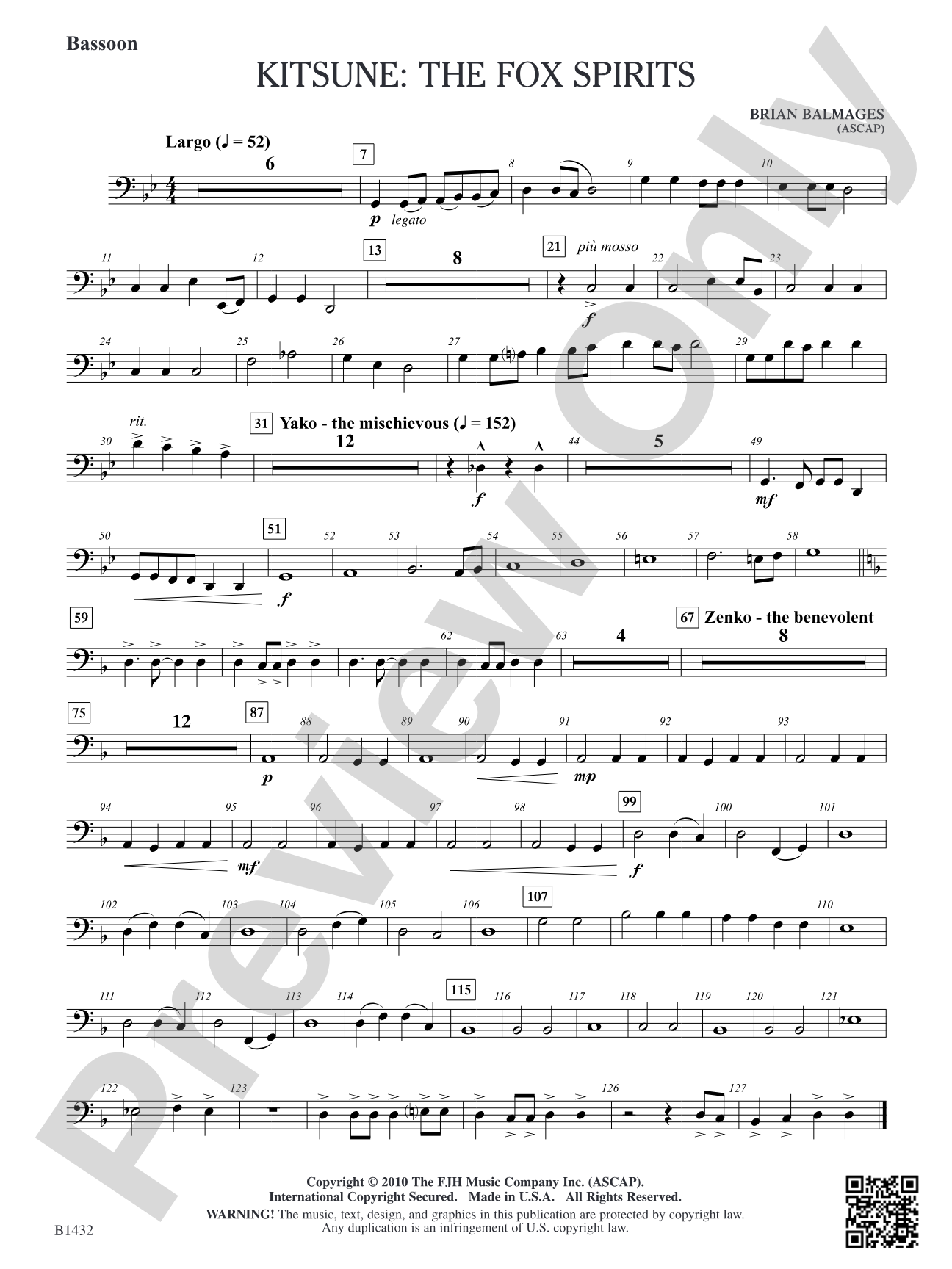 Kitsune: The Fox Spirits: Bassoon