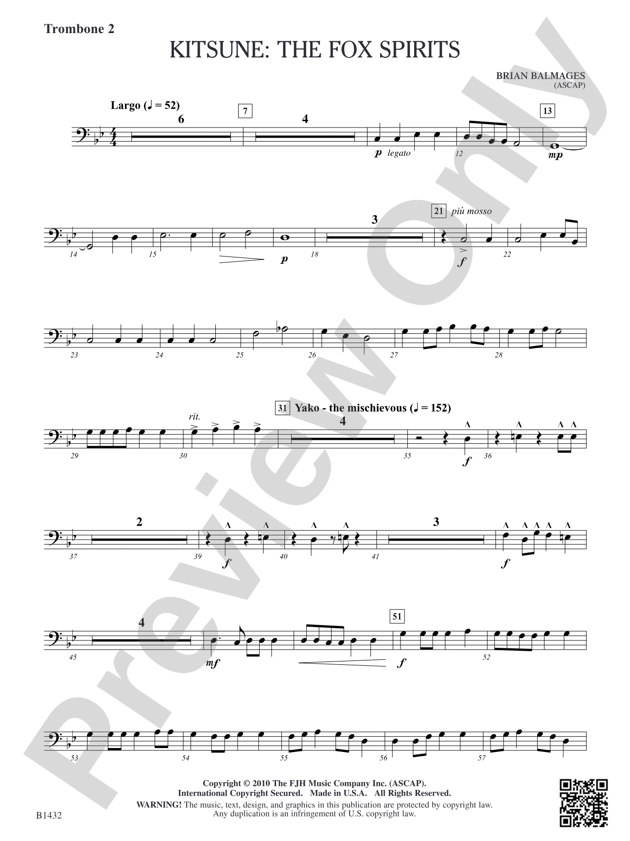 Kitsune: The Fox Spirits: Trombone 2
