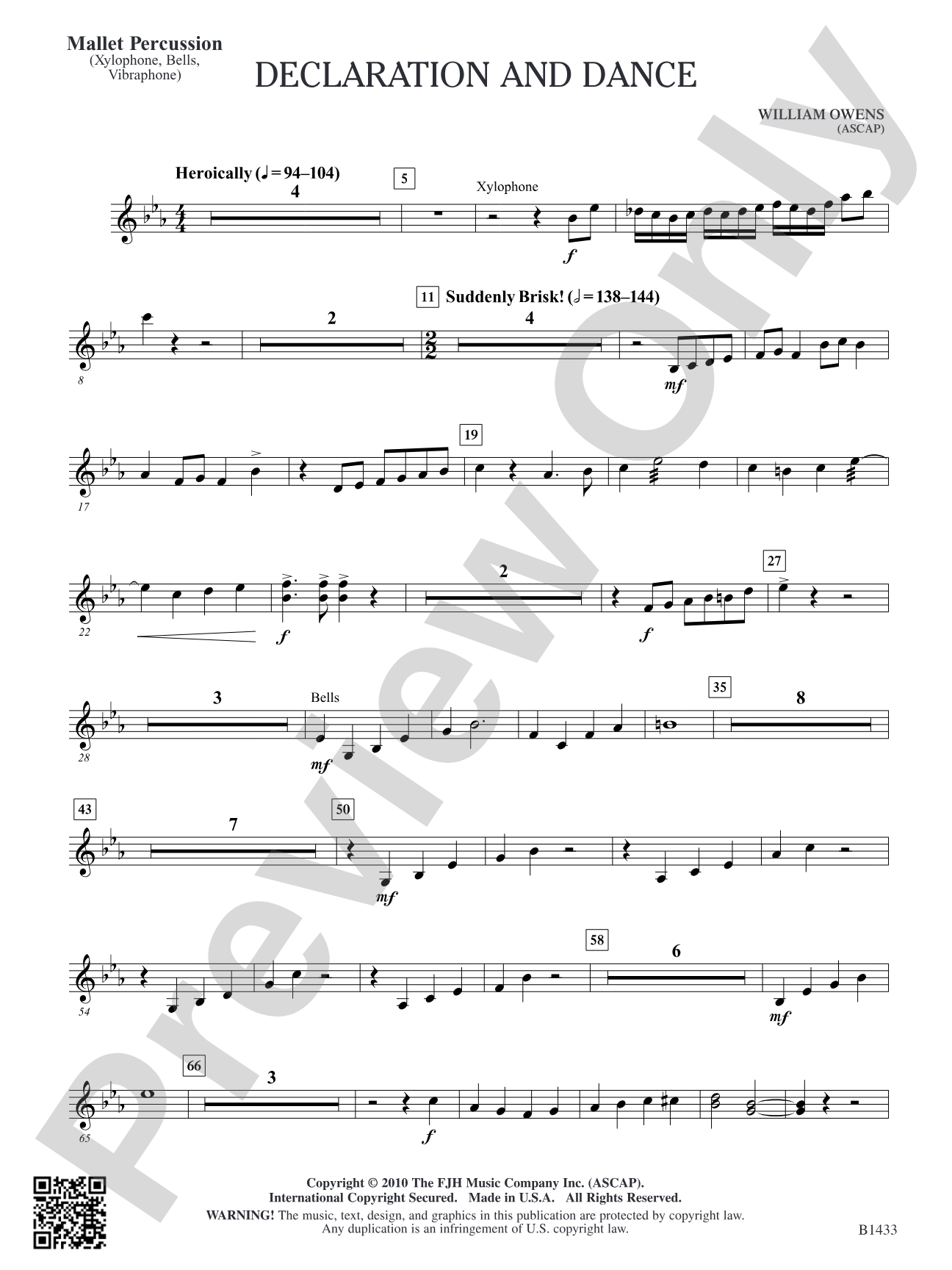 Declaration and Dance: Mallet Percussion