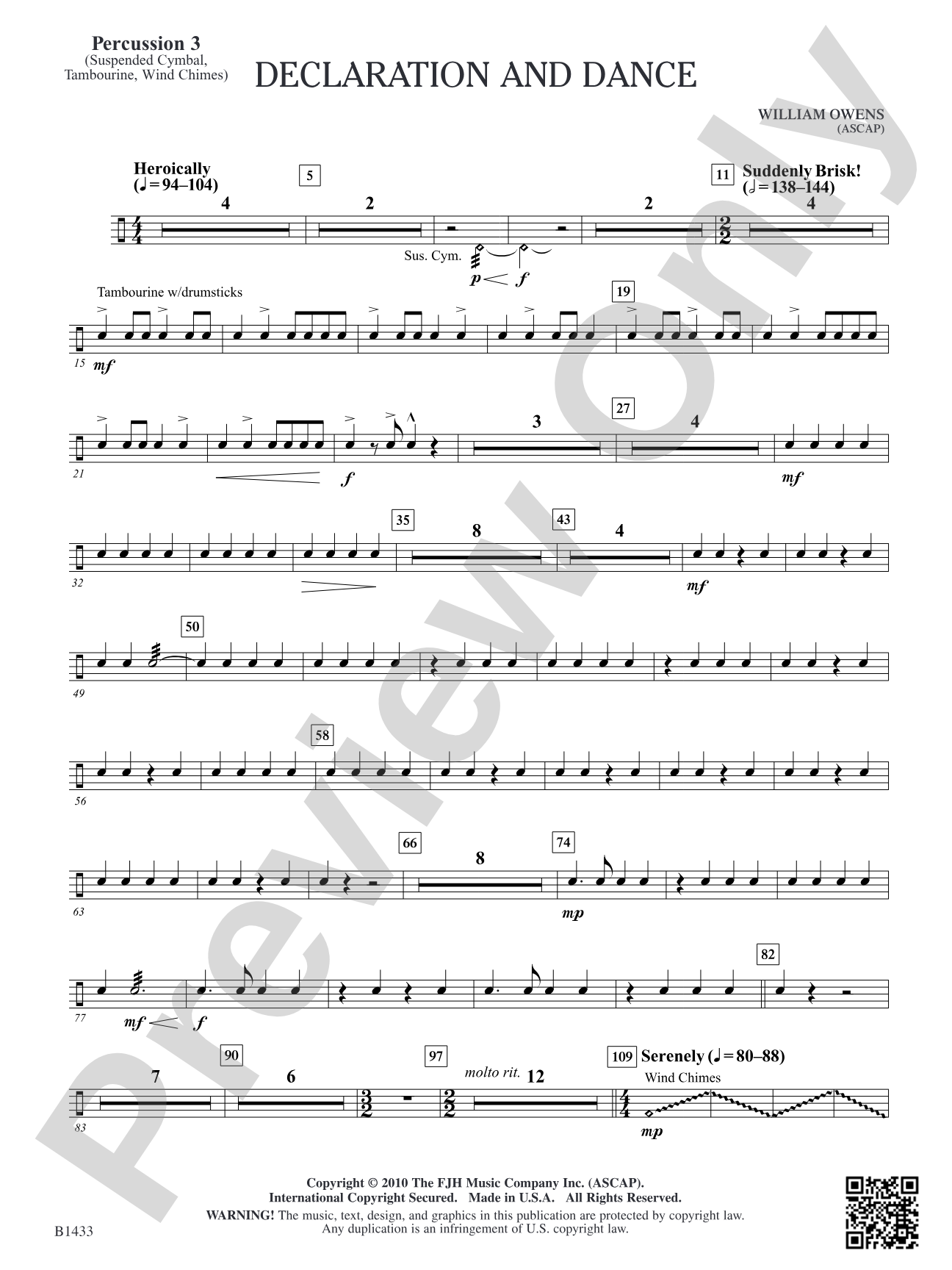 Declaration and Dance: Percussion 3