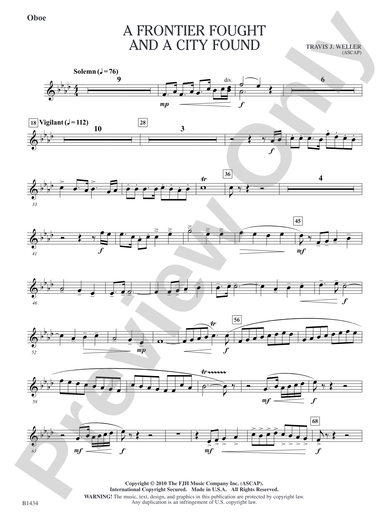A Frontier Fought and a City Found: Oboe