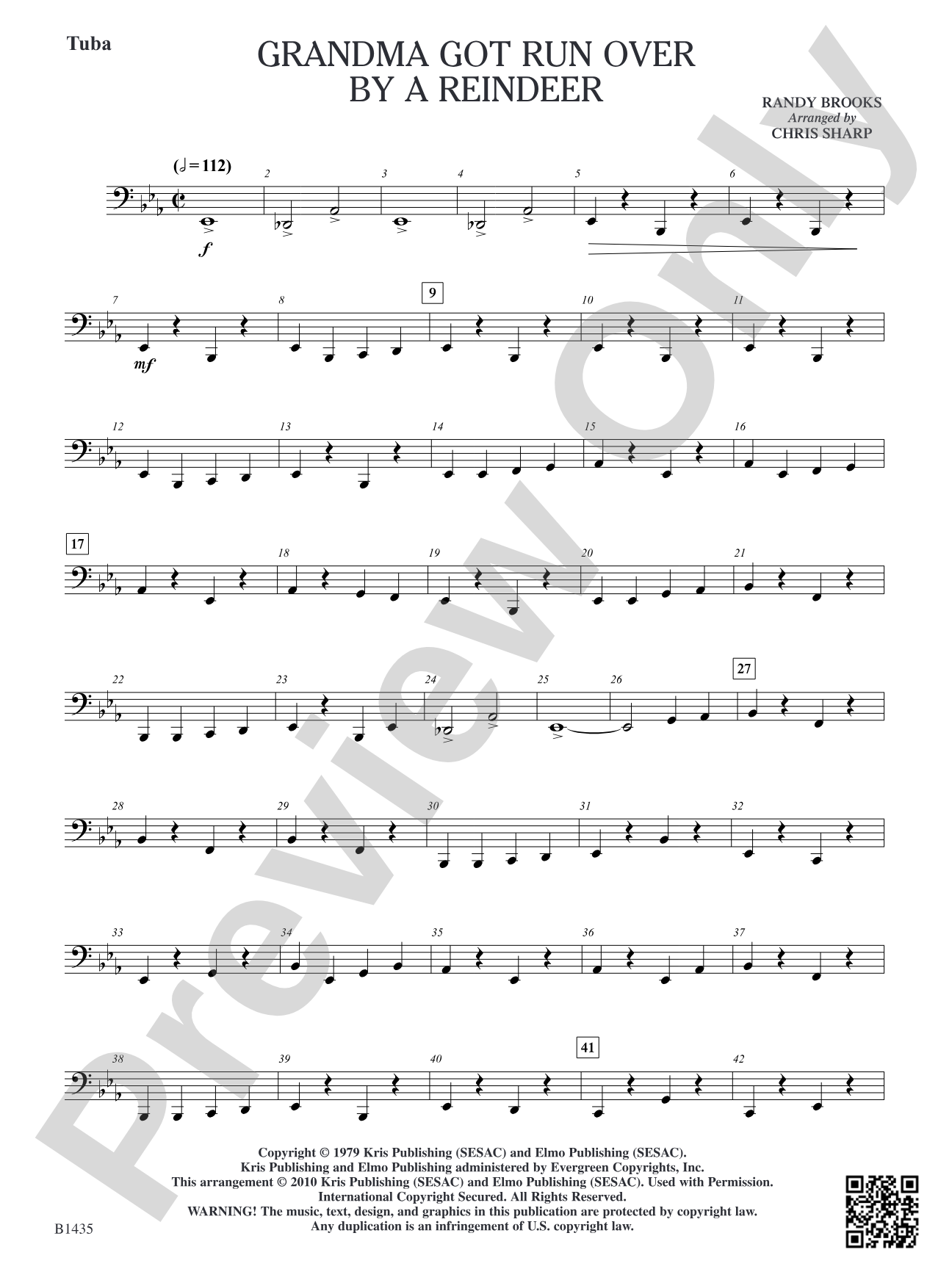 Grandma Got Run Over by a Reindeer: Tuba