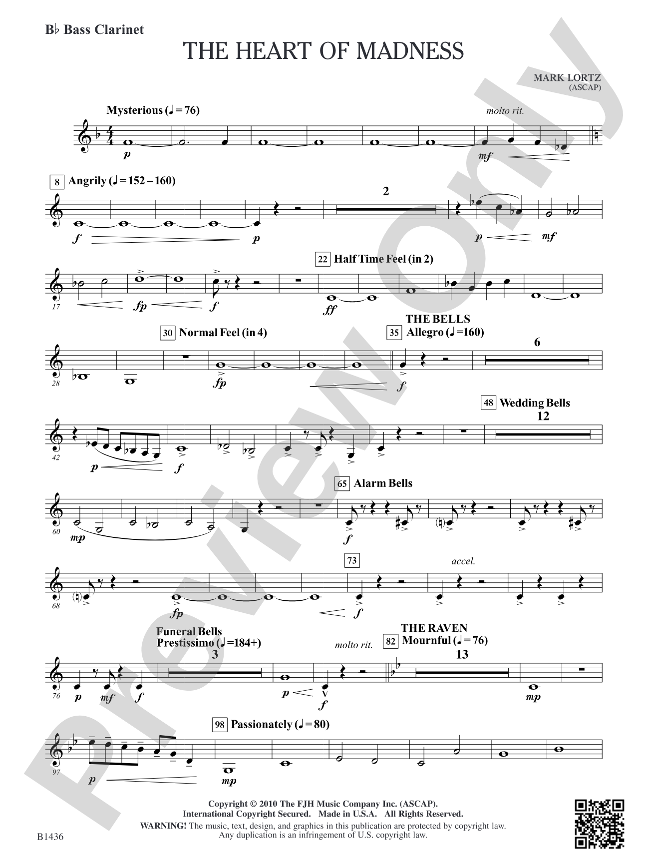 The Heart of Madness: B-flat Bass Clarinet