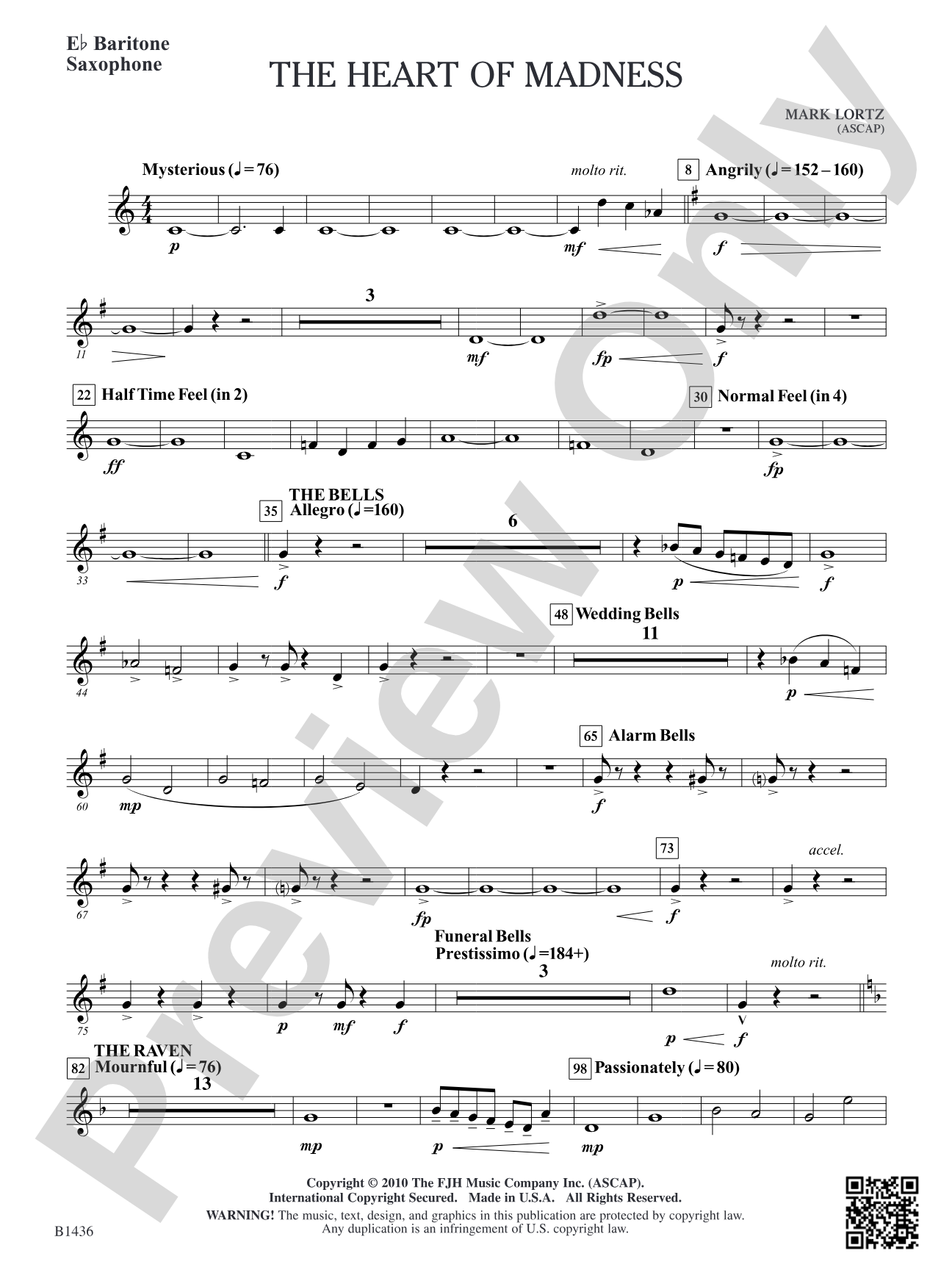 The Heart of Madness: E-flat Baritone Saxophone