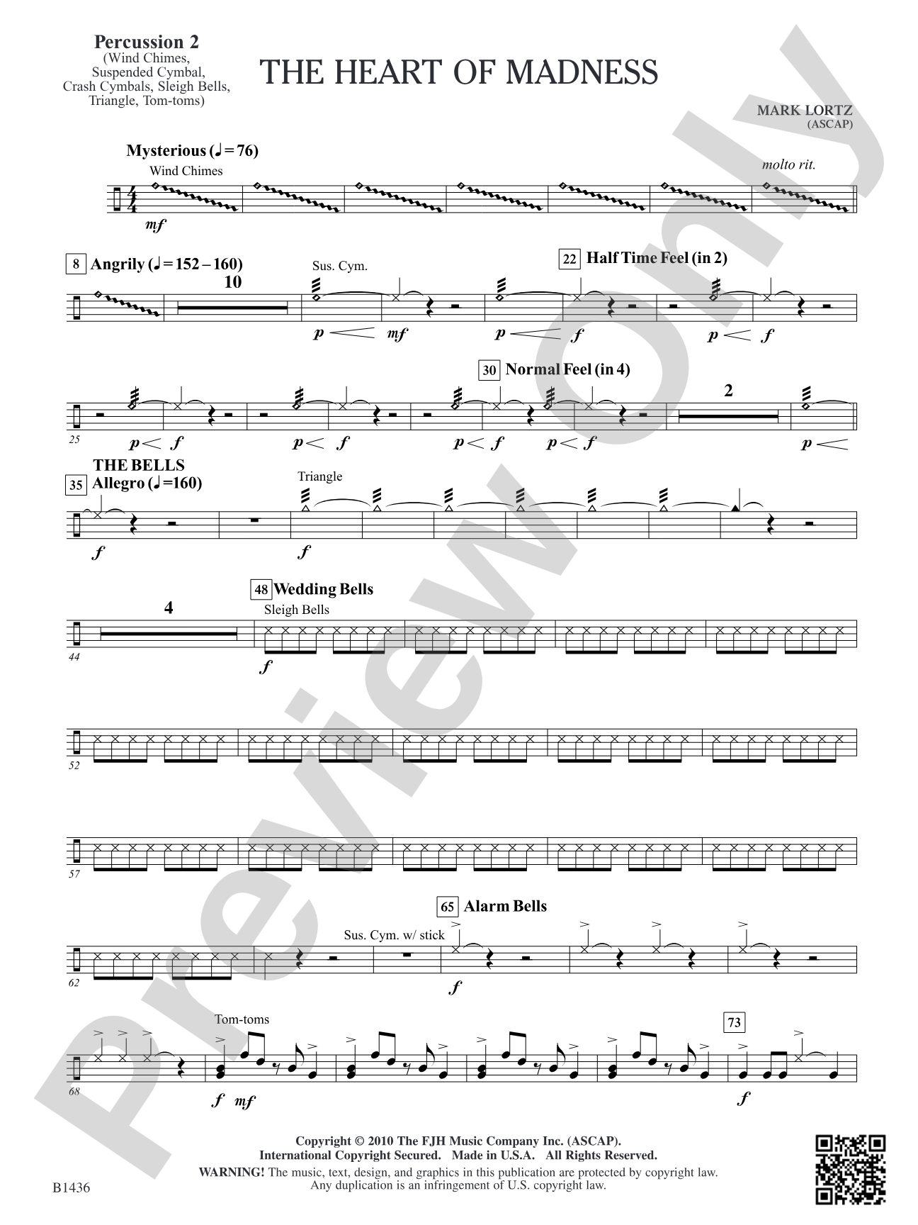 The Heart of Madness: Percussion 2