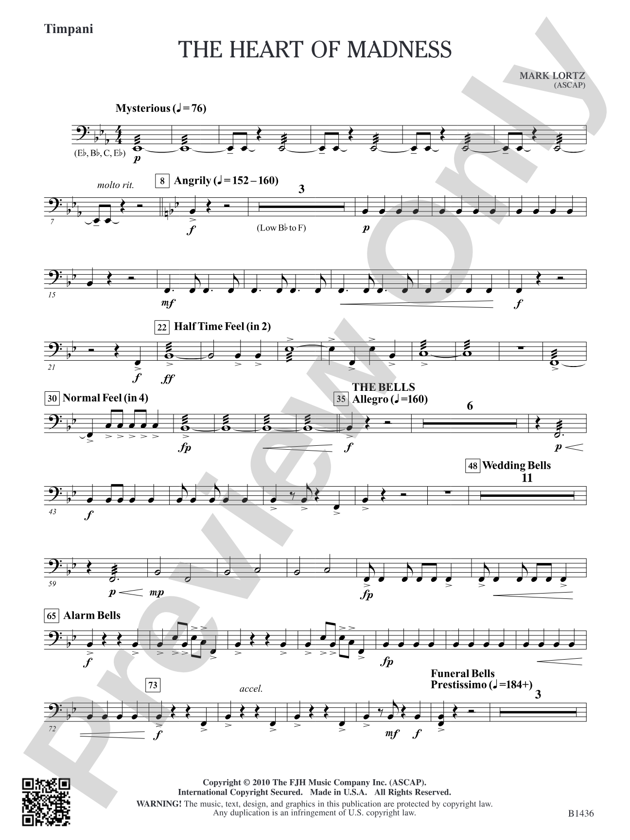 The Heart of Madness: Timpani